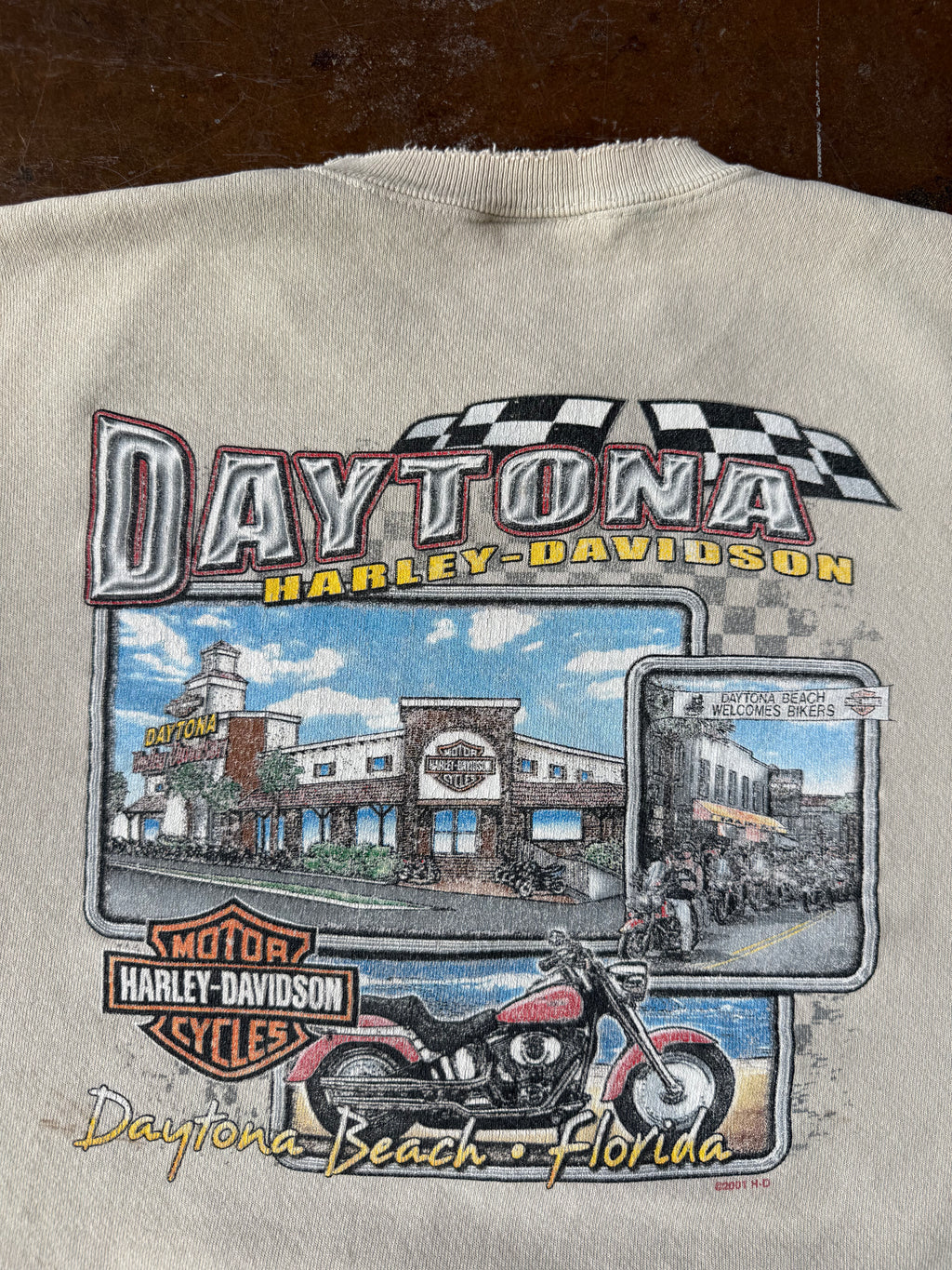 2001 Harley Davidson "great american tradition" crewneck/sweater (LARGE)