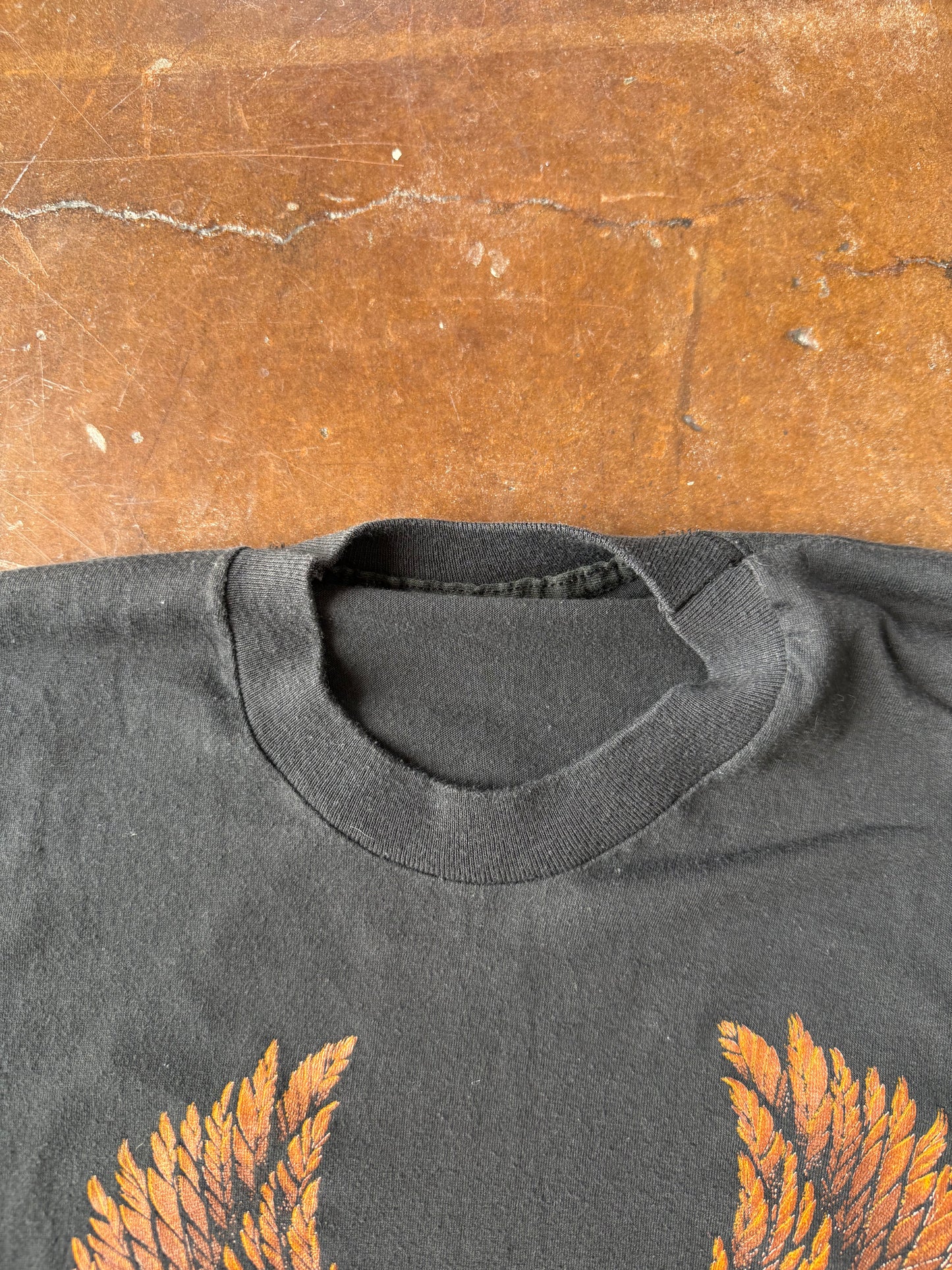 80s Harley Davidson "eagle emblem" 3D emblem sleeveless shirt (MEDIUM)