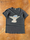 80s Harley Davidson "1 eagle emblem" biker shirt (LARGE)
