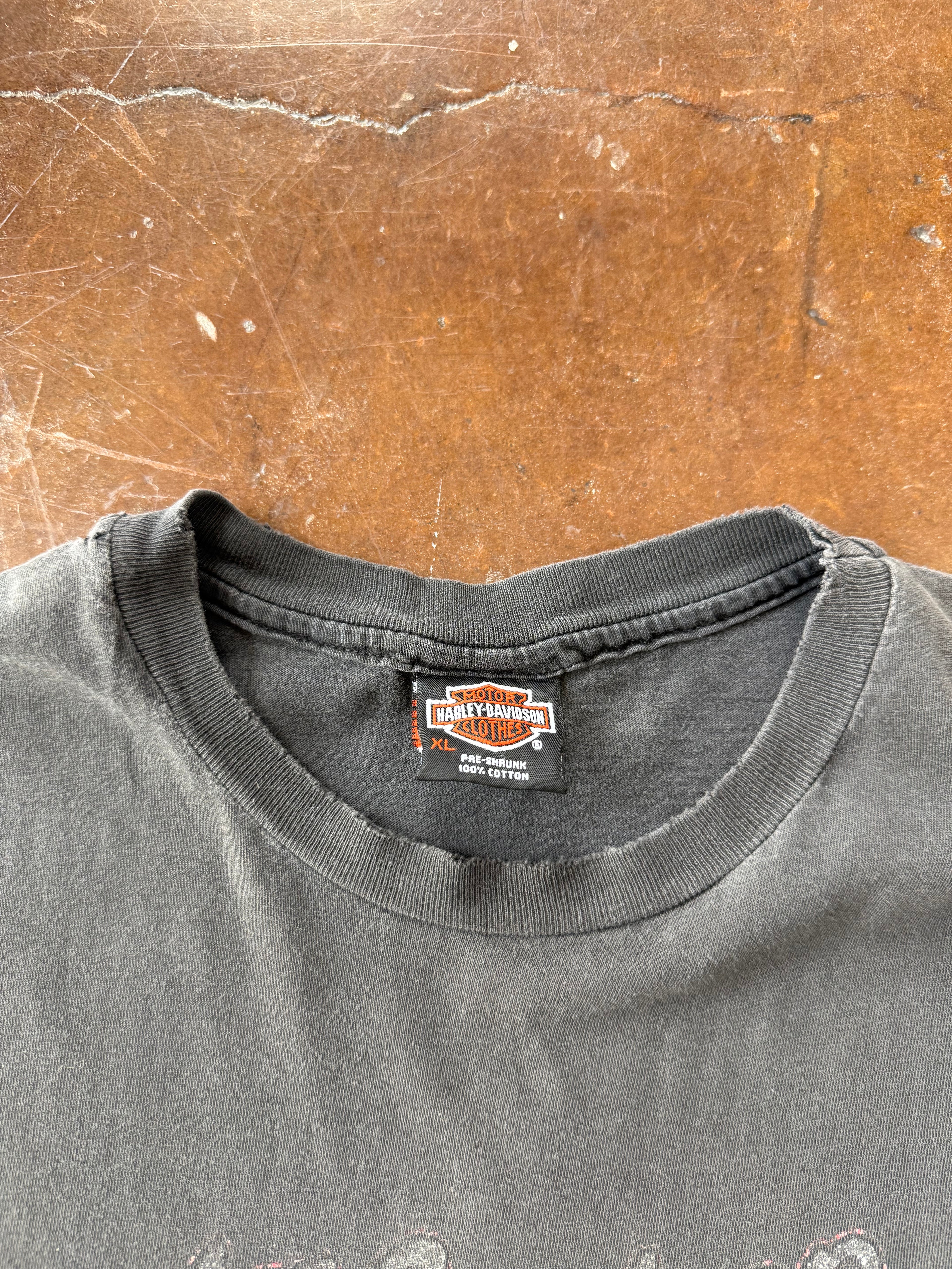 90s faded Harley Davidson "great southwest" biker cut-off shirt (XL)
