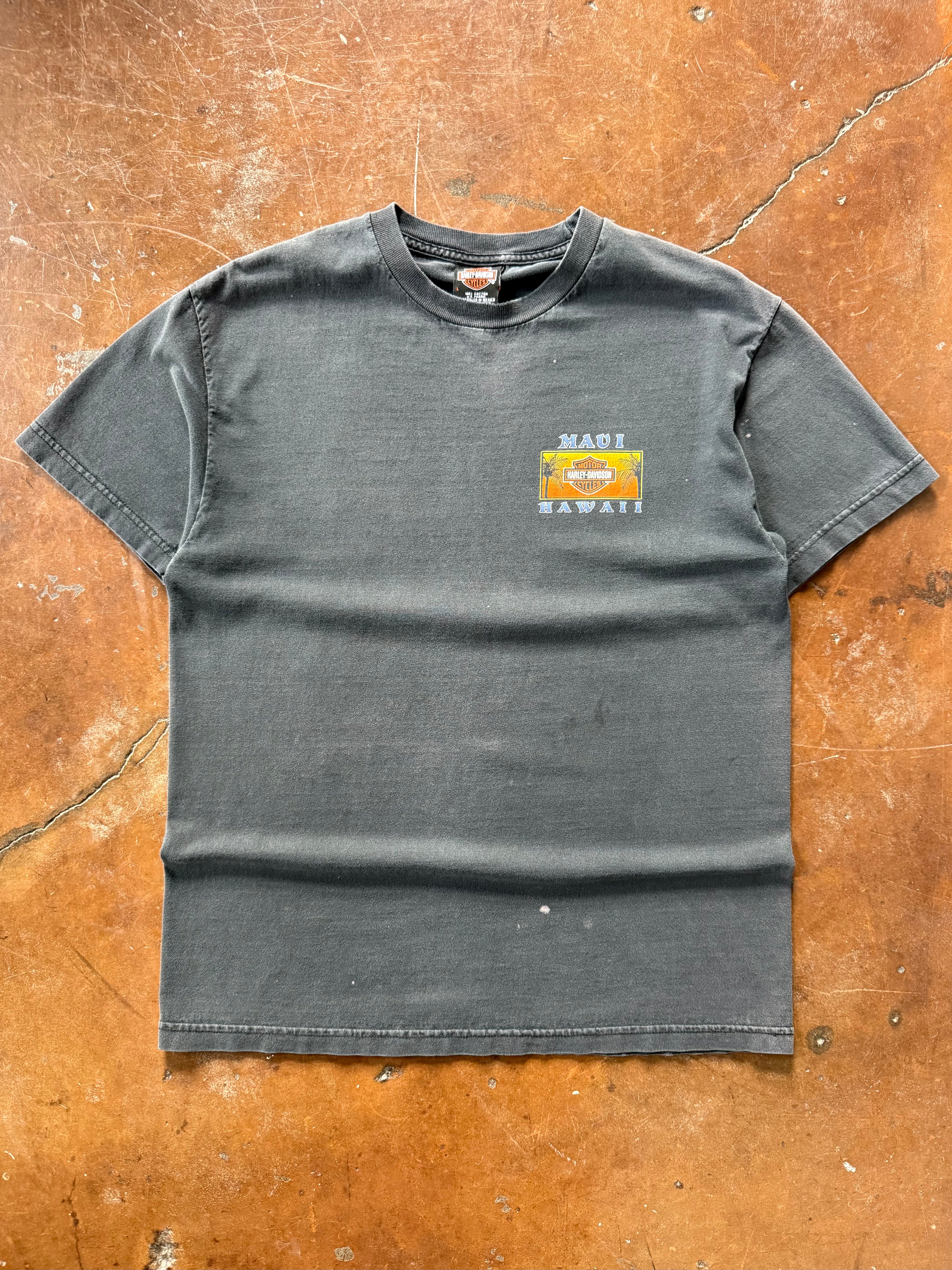 1999 Harley Davidson "maui, hawaii" biker shirt (LARGE)
