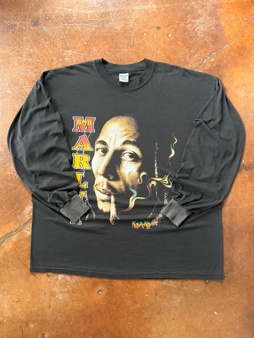 2000s Bob Marley longsleeve shirt (XXL)