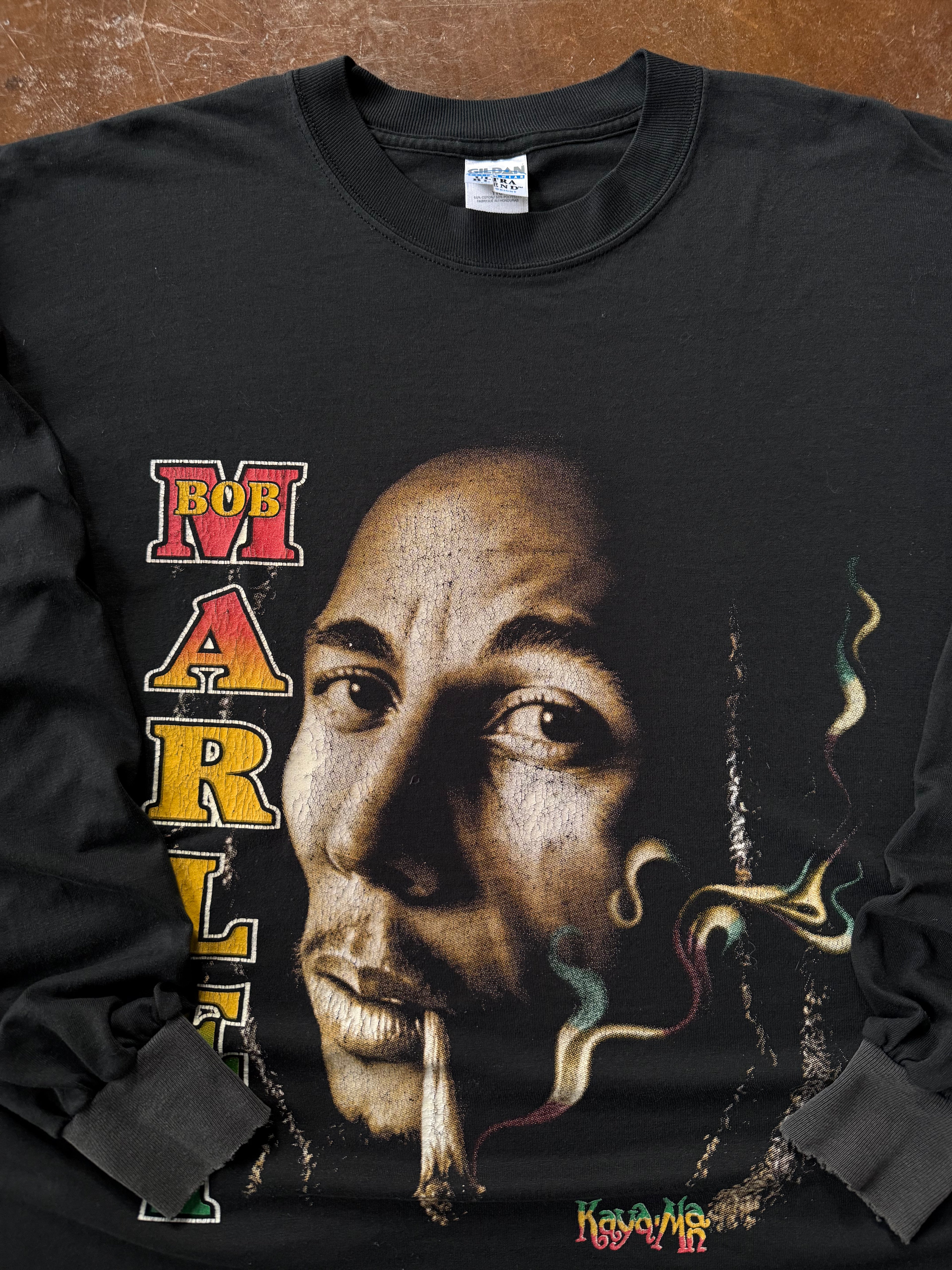 2000s Bob Marley longsleeve shirt (XXL)