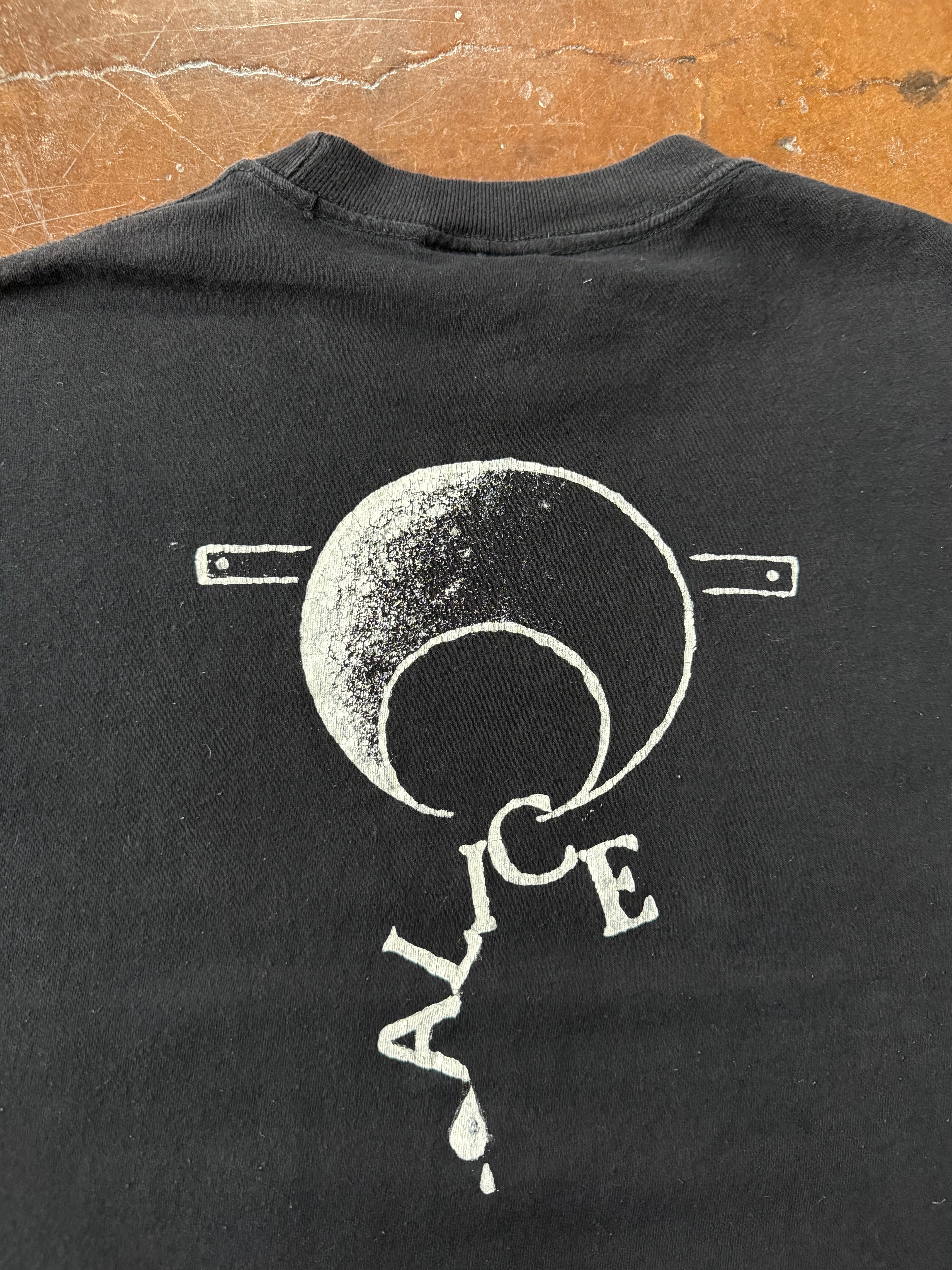 90s Sisters of Mercy "alice" band shirt (LARGE)