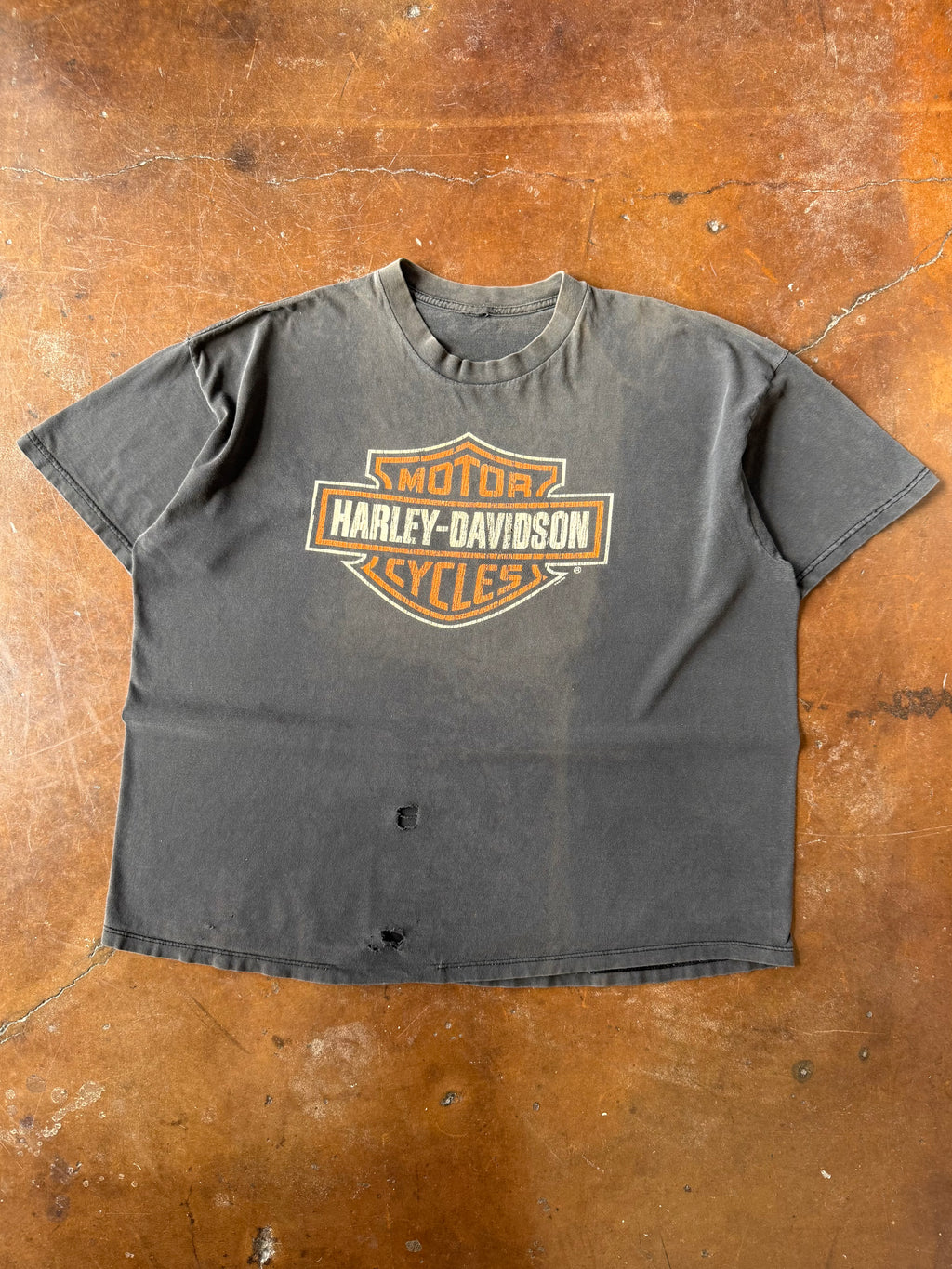 2003 faded Harley Davidson "classic logo" biker shirt (XXL)