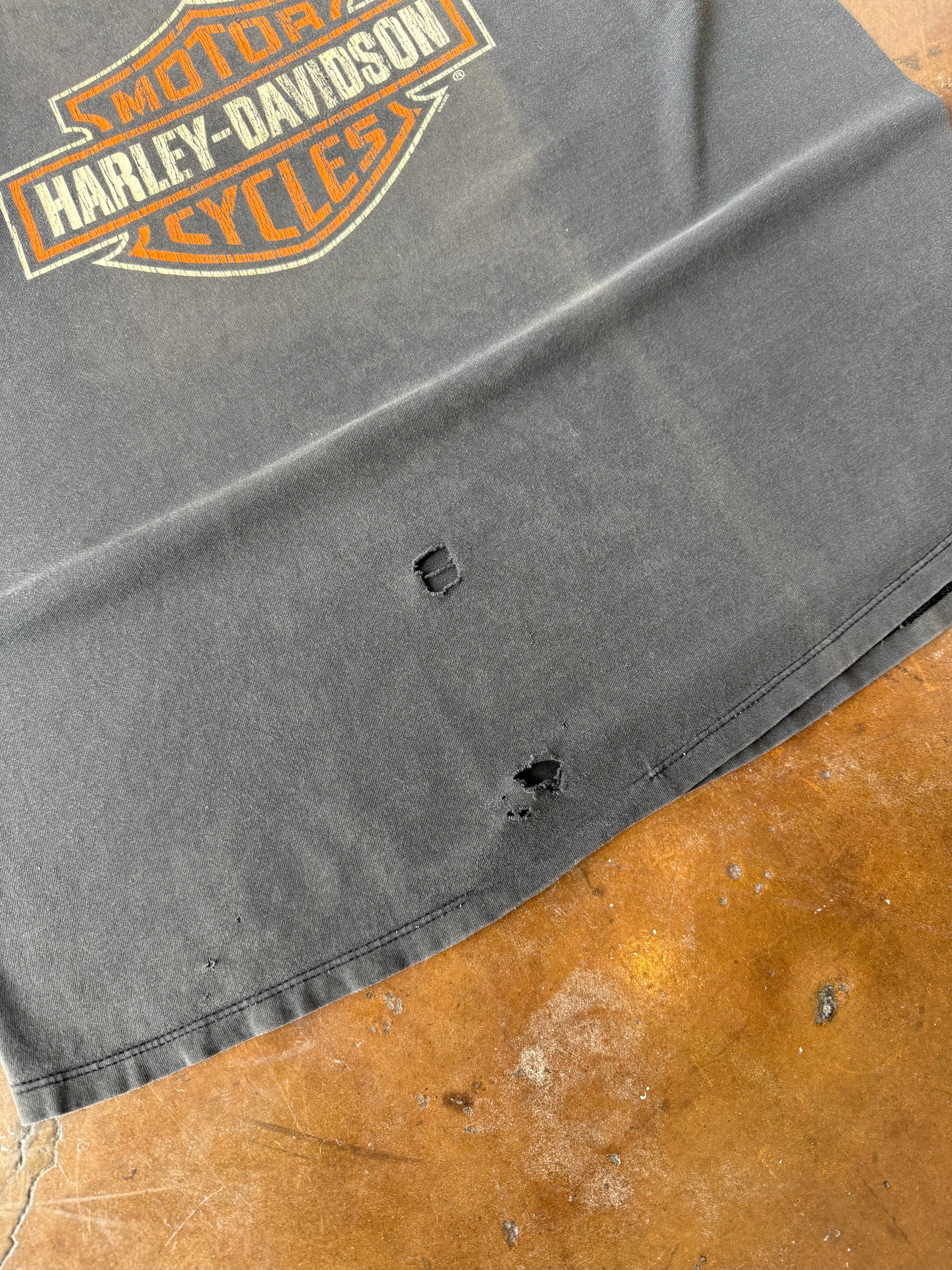 2003 faded Harley Davidson "classic logo" biker shirt (XXL)