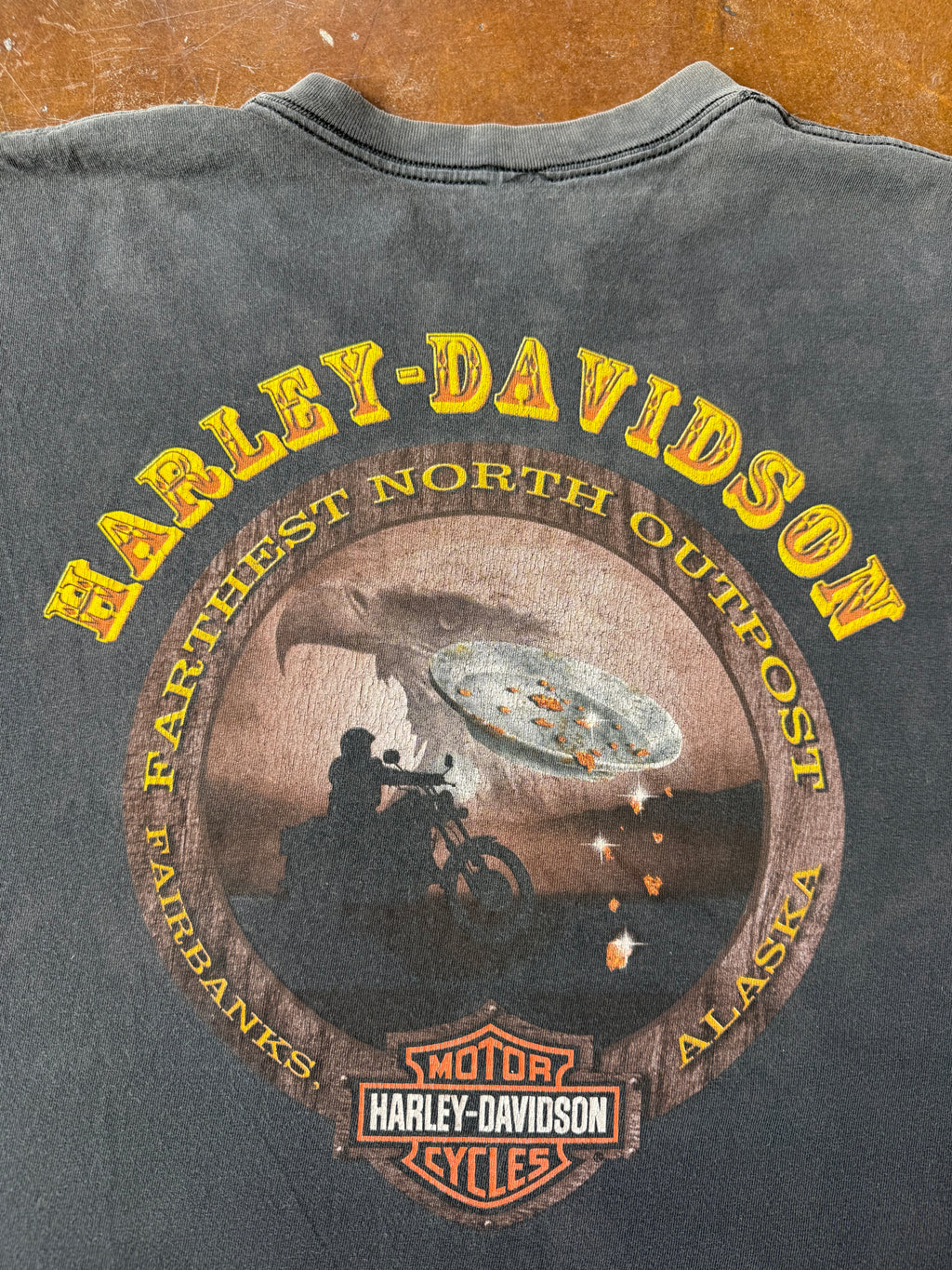 2003 faded Harley Davidson "classic logo" biker shirt (XXL)