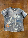 1996 faded & distressed Harley Davidson "chopper" biker shirt (LARGE)
