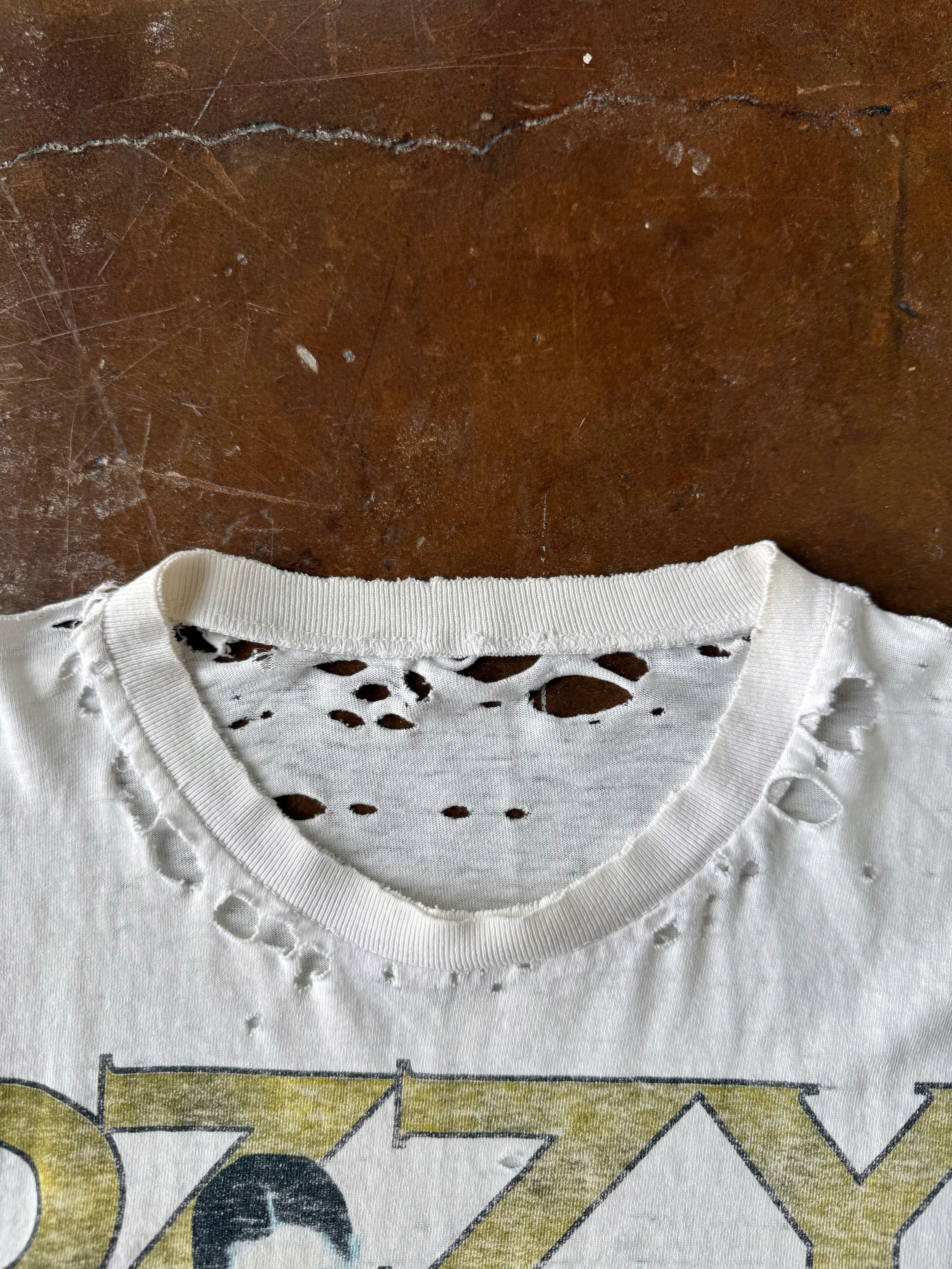 1996 distressed Ozzy Osbourne "retirement sucks" tour shirt XL)