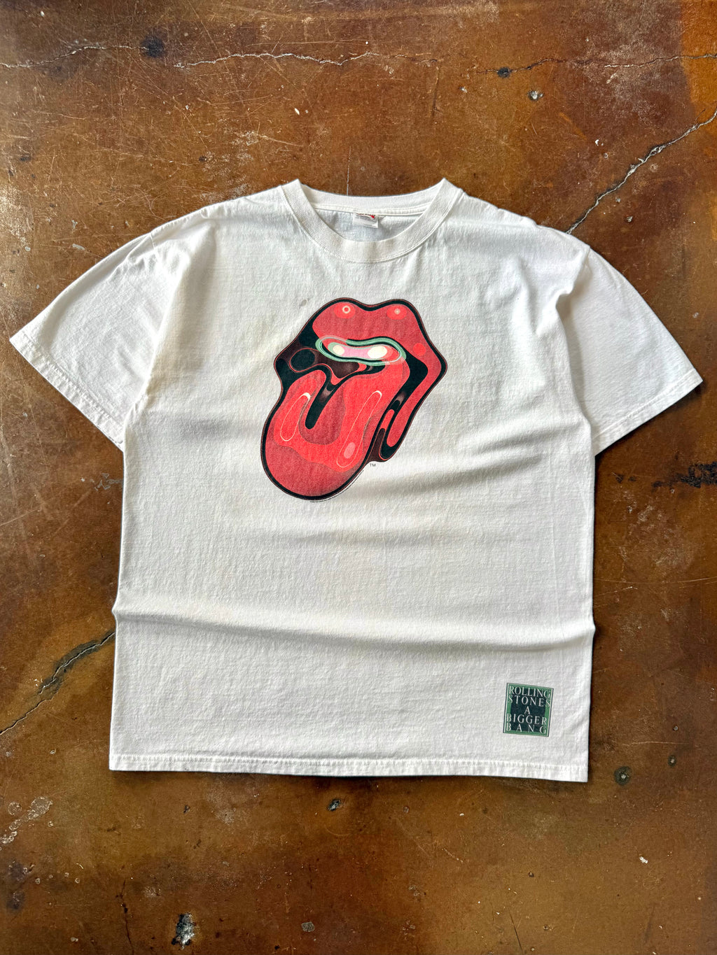 2000s Rolling Stones "a bigger bang" band shirt (XL)
