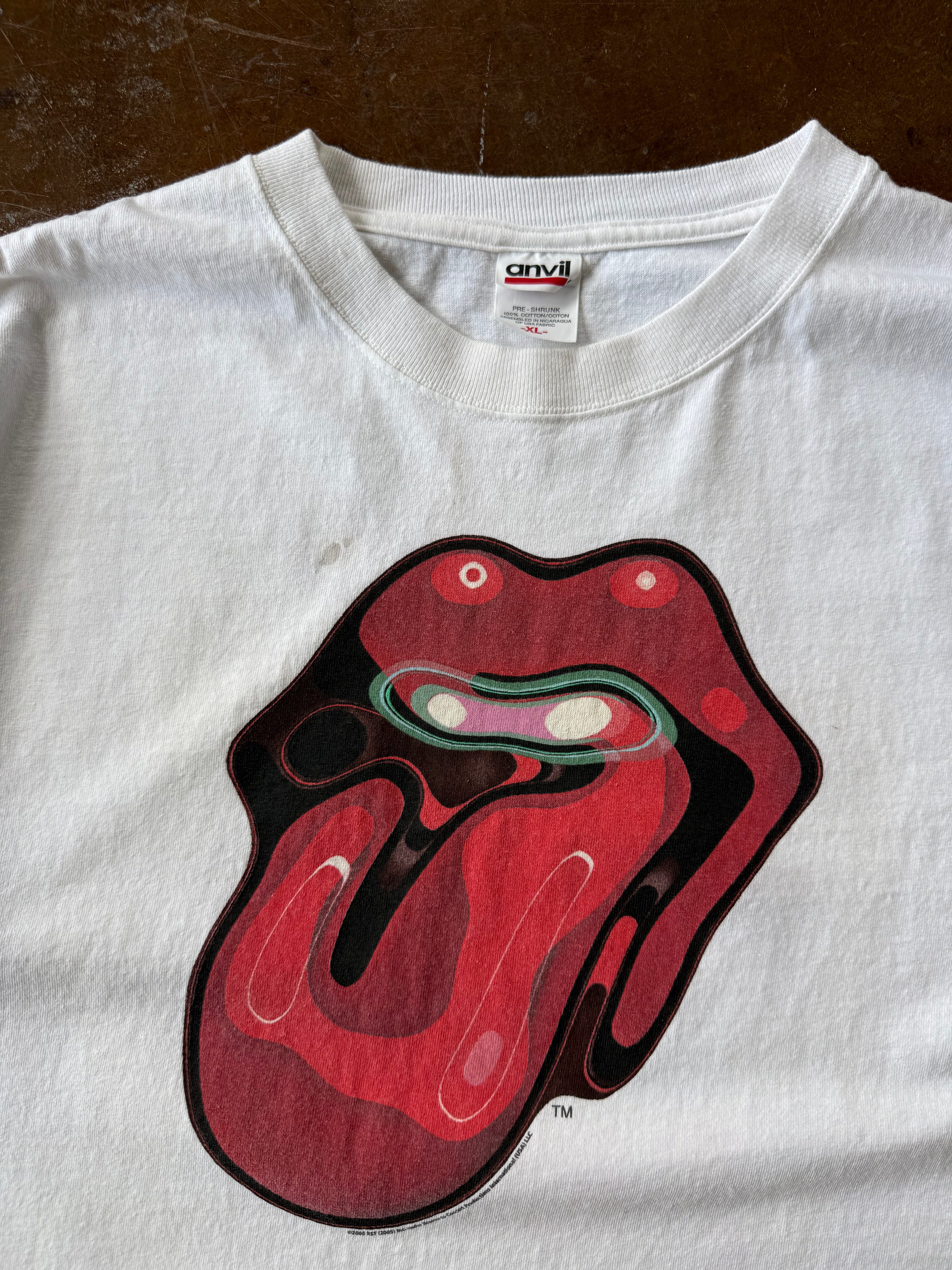 2000s Rolling Stones "a bigger bang" band shirt (XL)