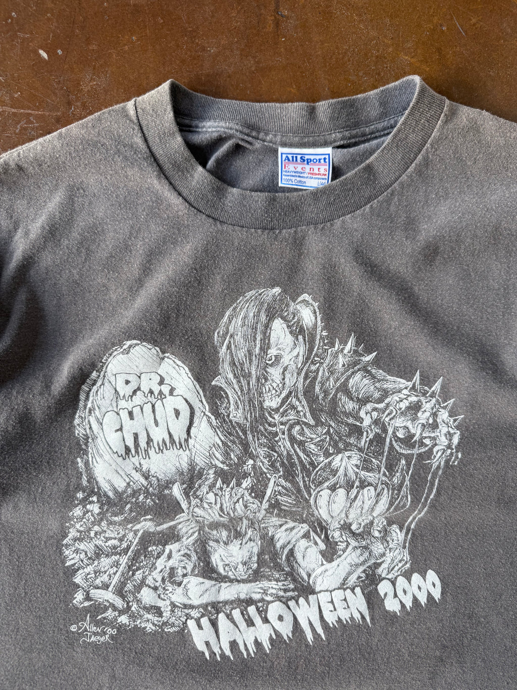 2000 faded Misfits "dr. chud" band shirt (LARGE)
