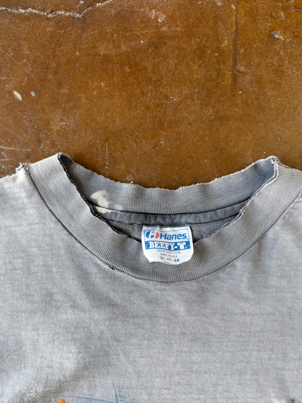 90s faded & lightly distressed Harley Davidson "eagle compass" biker shirt (XL)