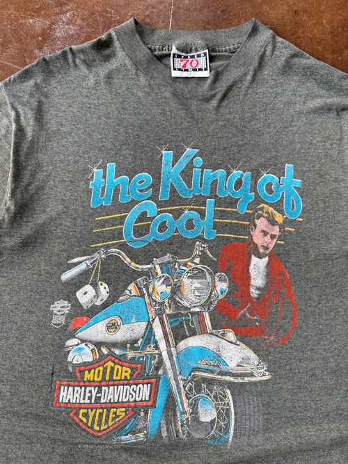 1988 Harley Davidson "the king of cool" biker shirt (LARGE)