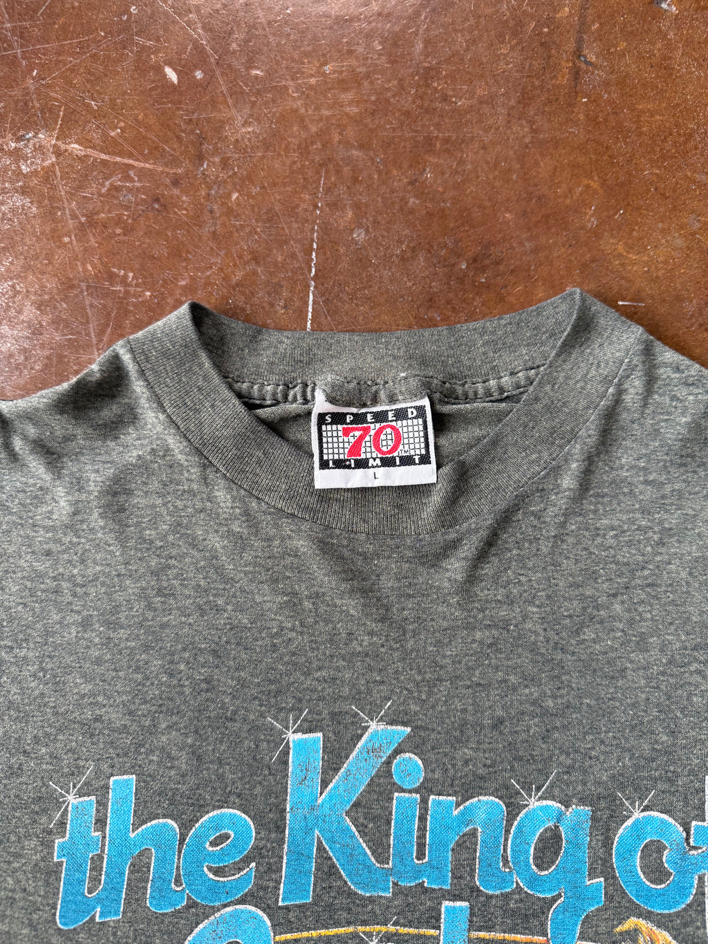 1988 Harley Davidson "the king of cool" biker shirt (LARGE)