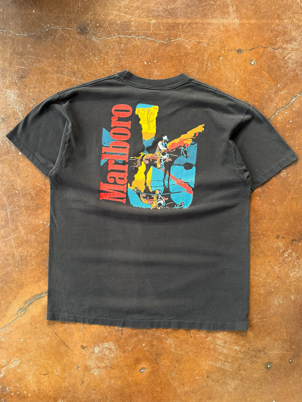 90s Marlboro "cowboy" pocket shirt (XL)