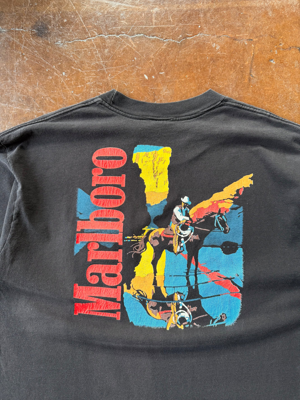 90s Marlboro "cowboy" pocket shirt (XL)