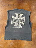 2000s distressed West Coast Choppers cut-off shirt (XXL)
