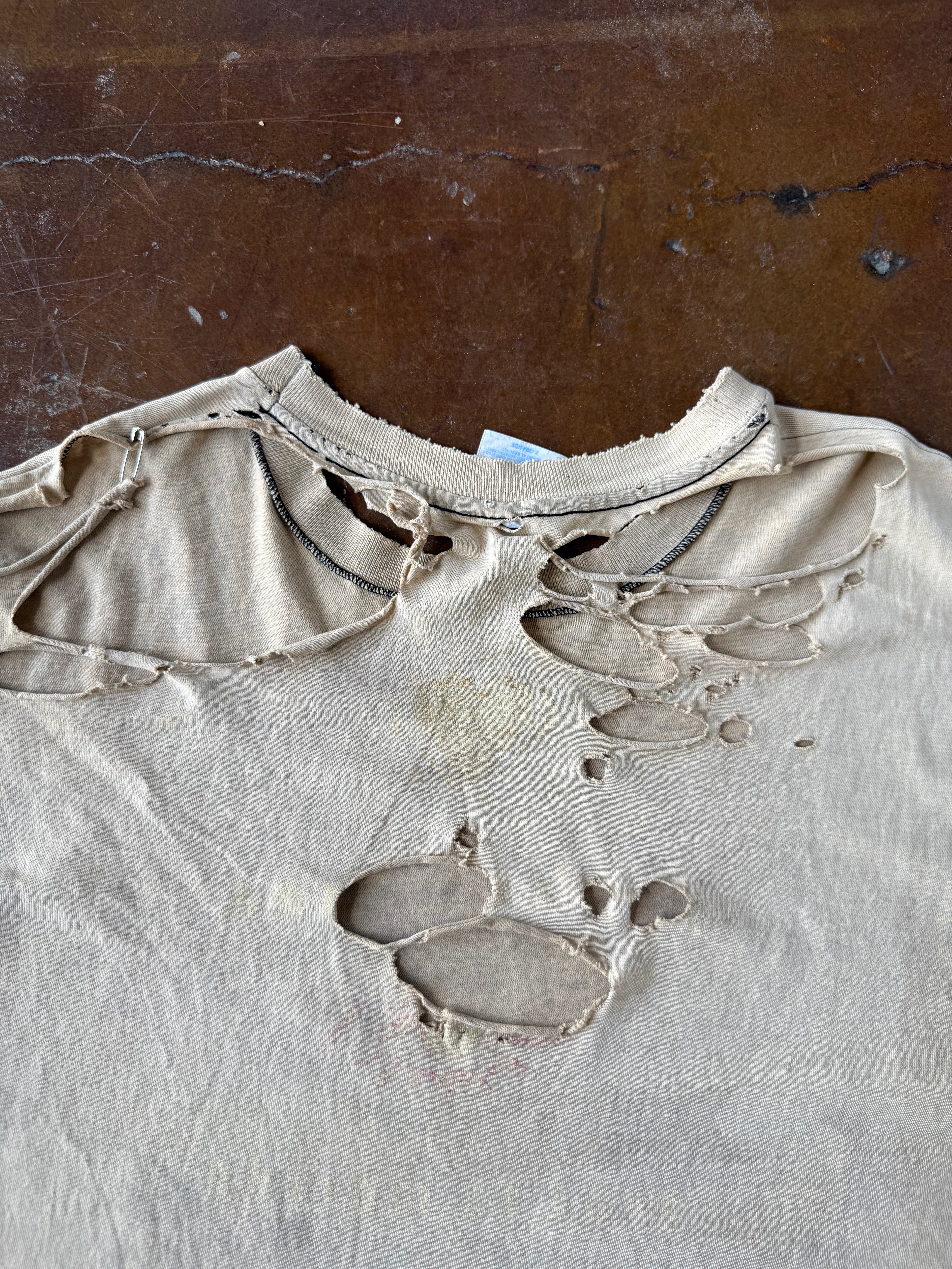 90s faded & distressed Anita Baker "rhythm of love" shirt (XL)