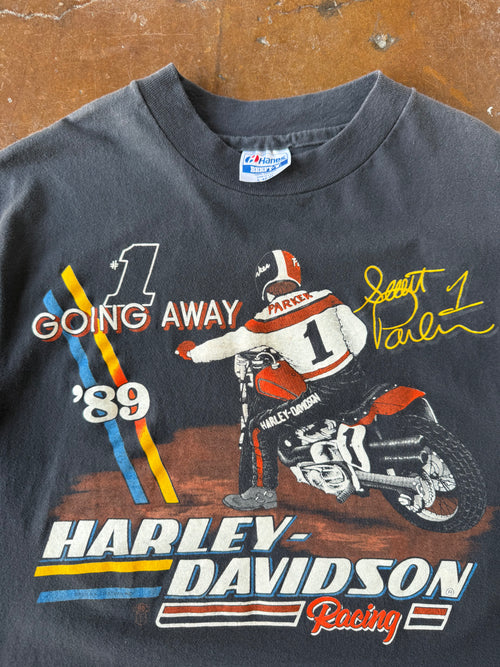1989 Harley Davidson "motorcross" biker shirt (LARGE)