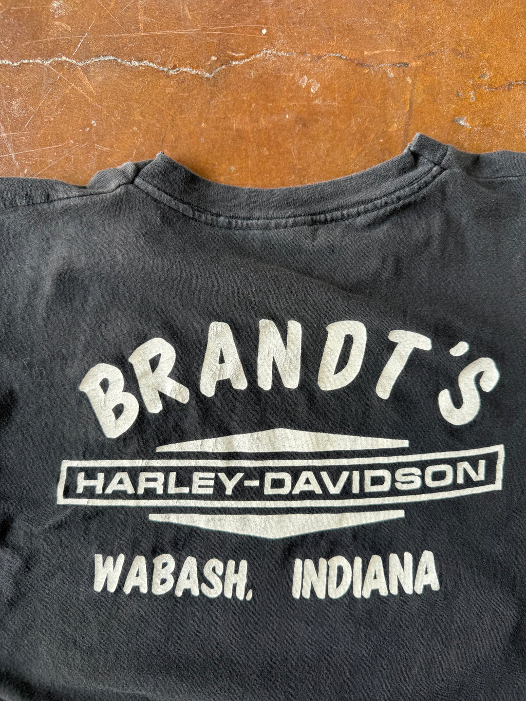 80s Harley Davidson "horny / crack of dawn" biker shirt (MEDIUM)