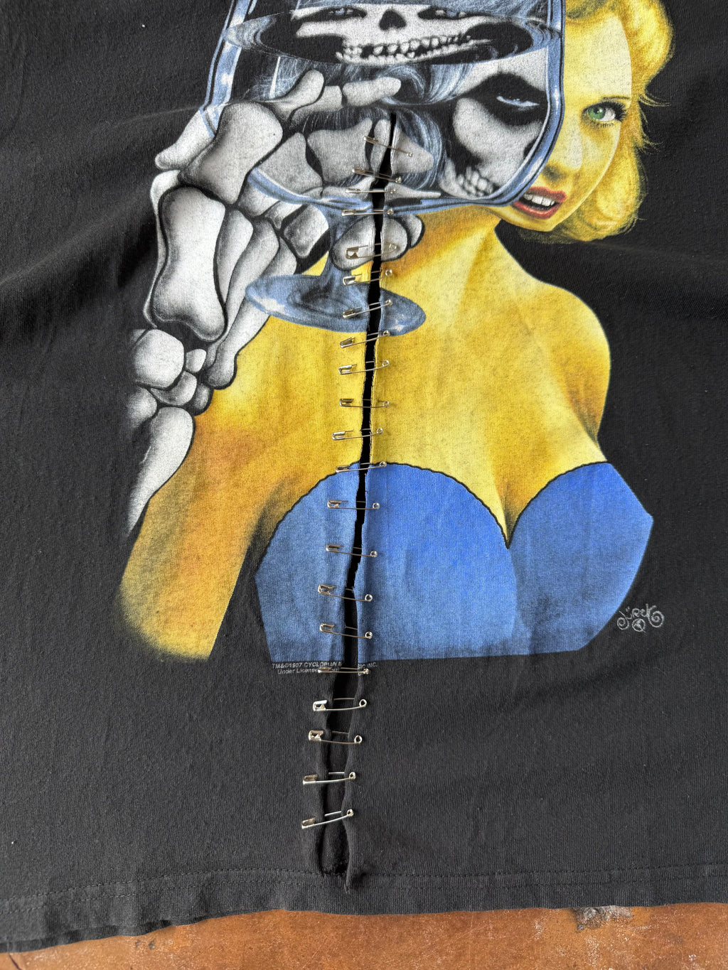 1997 distressed Misfits "20 years of terror" band shirt (XL)