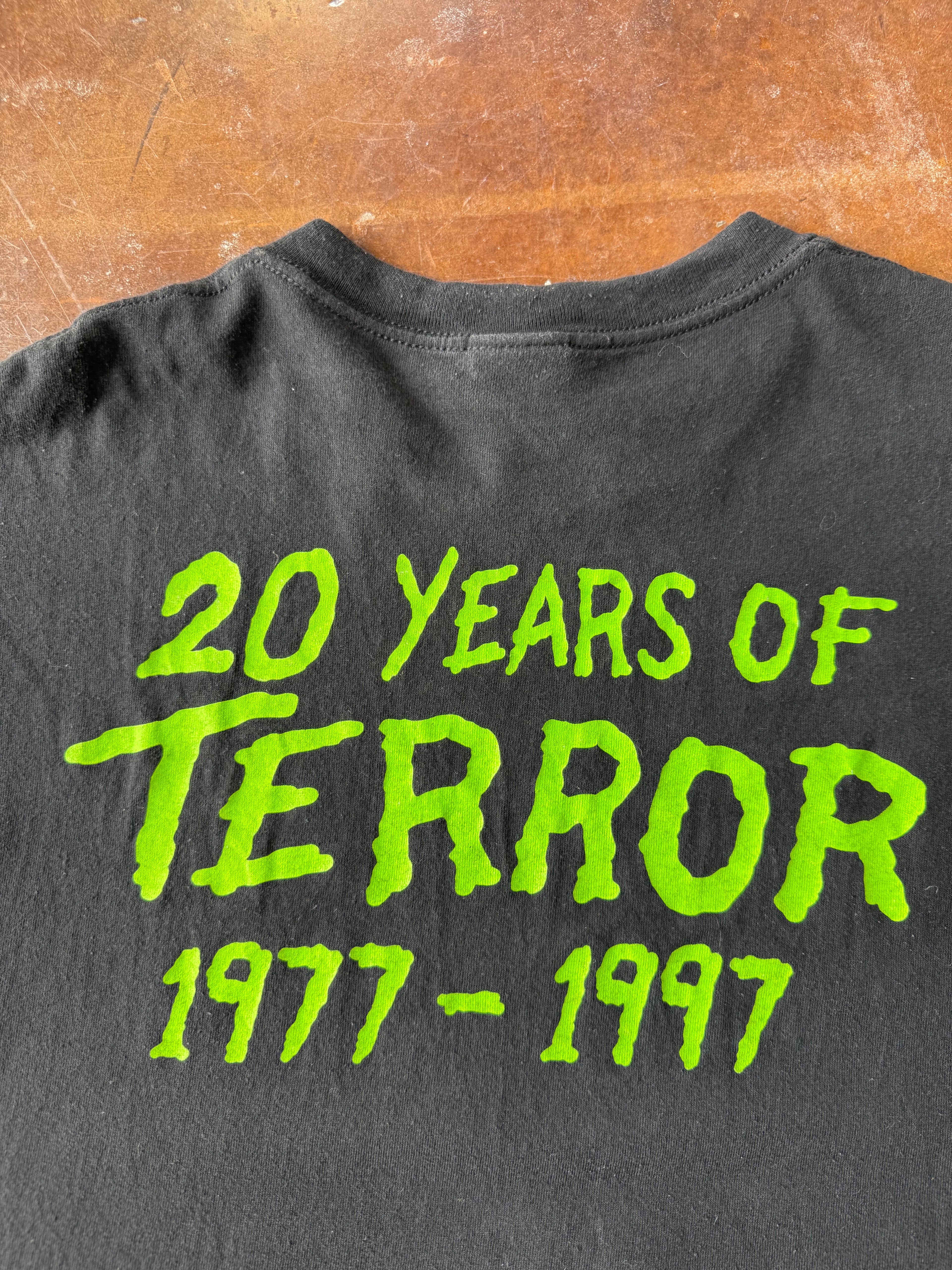 1997 distressed Misfits "20 years of terror" band shirt (XL)