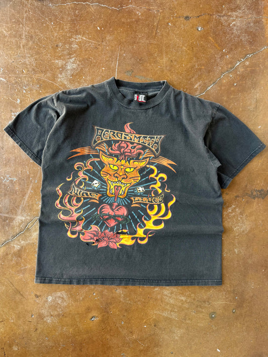1997 Aerosmith "nine lives" tour shirt (LARGE)