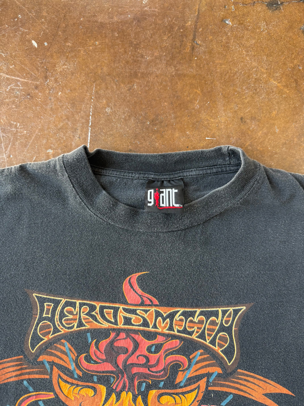 1997 Aerosmith "nine lives" tour shirt (LARGE)