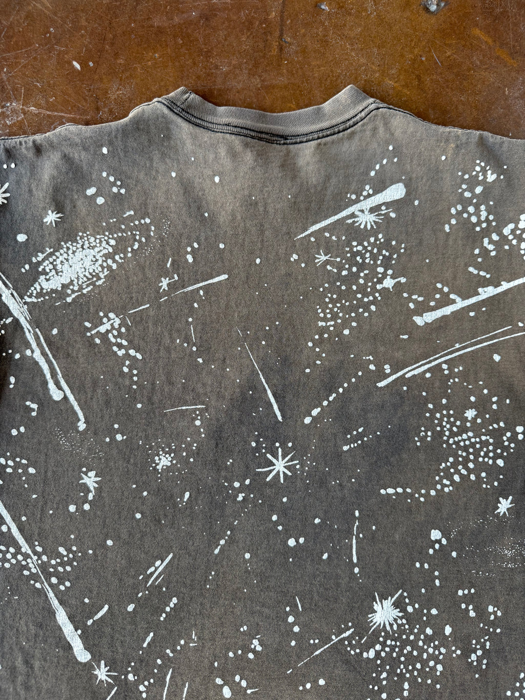 90s faded Disney "star tours" AOP shirt (XL)