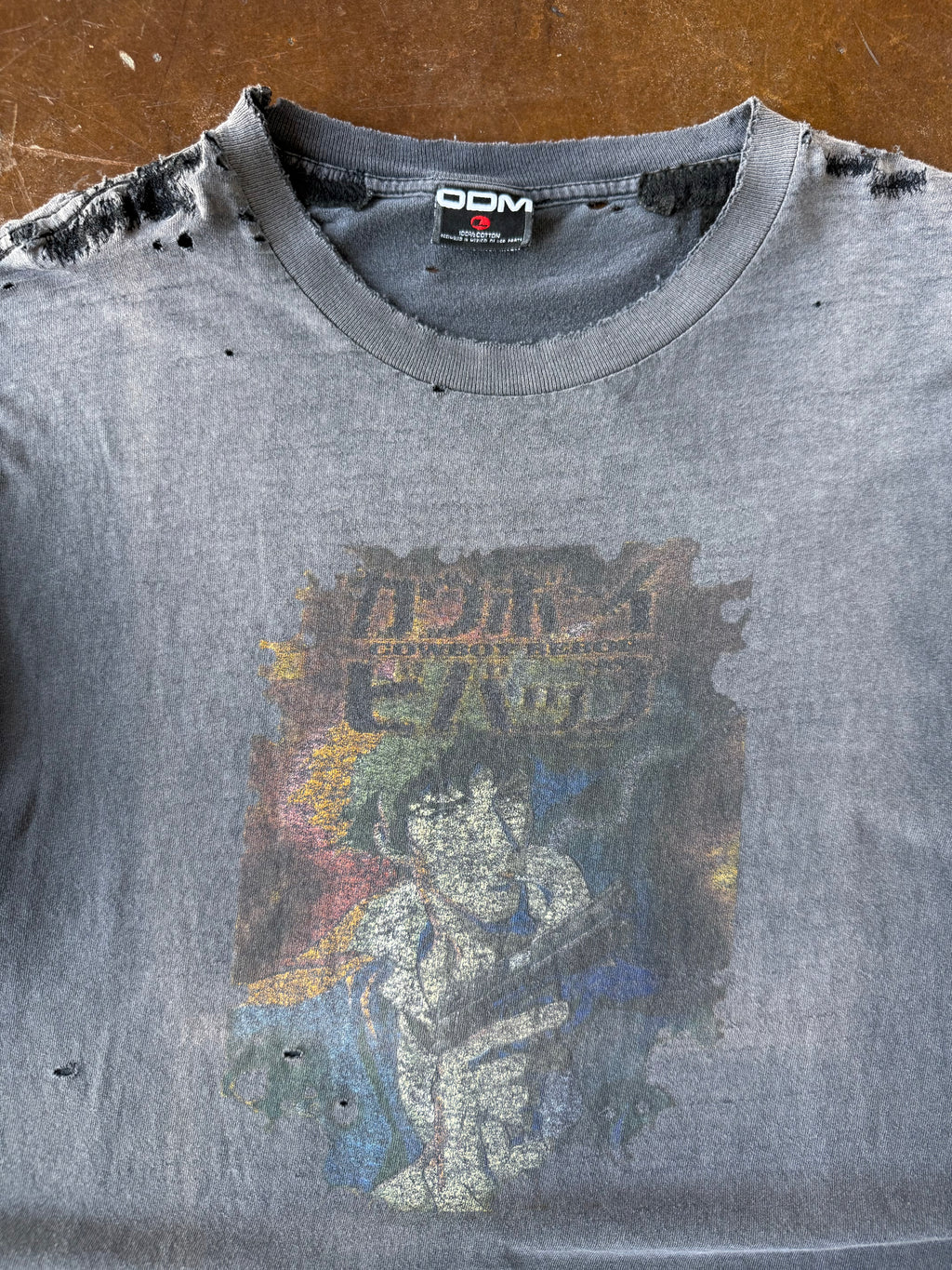 2000s faded Cowboy Bepop anime shirt (LARGE)