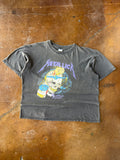 90s Metallica "damaged justice" euro band shirt (XXL)