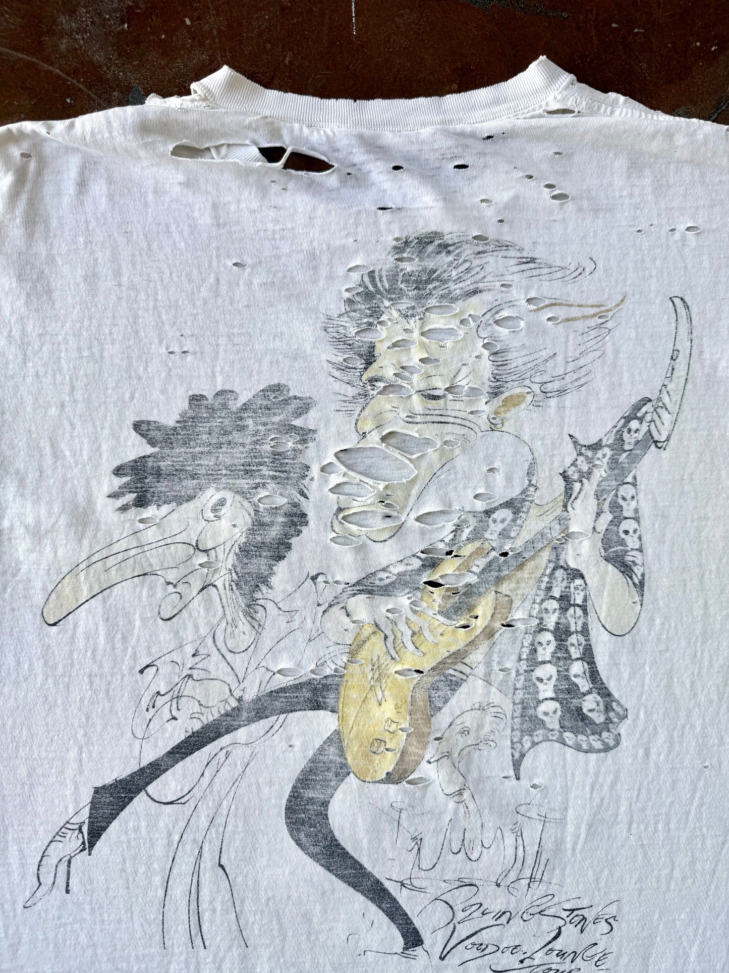 1994 distressed Rolling Stones "gerald scarfe" band shirt (XL)