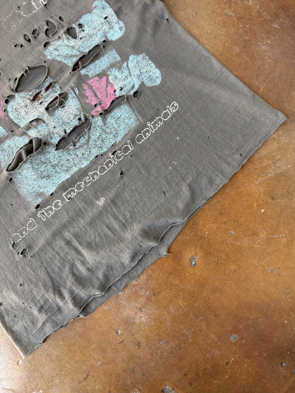1999 faded & distressed Marilyn Manson "mechanical animals" tour shirt (XL)