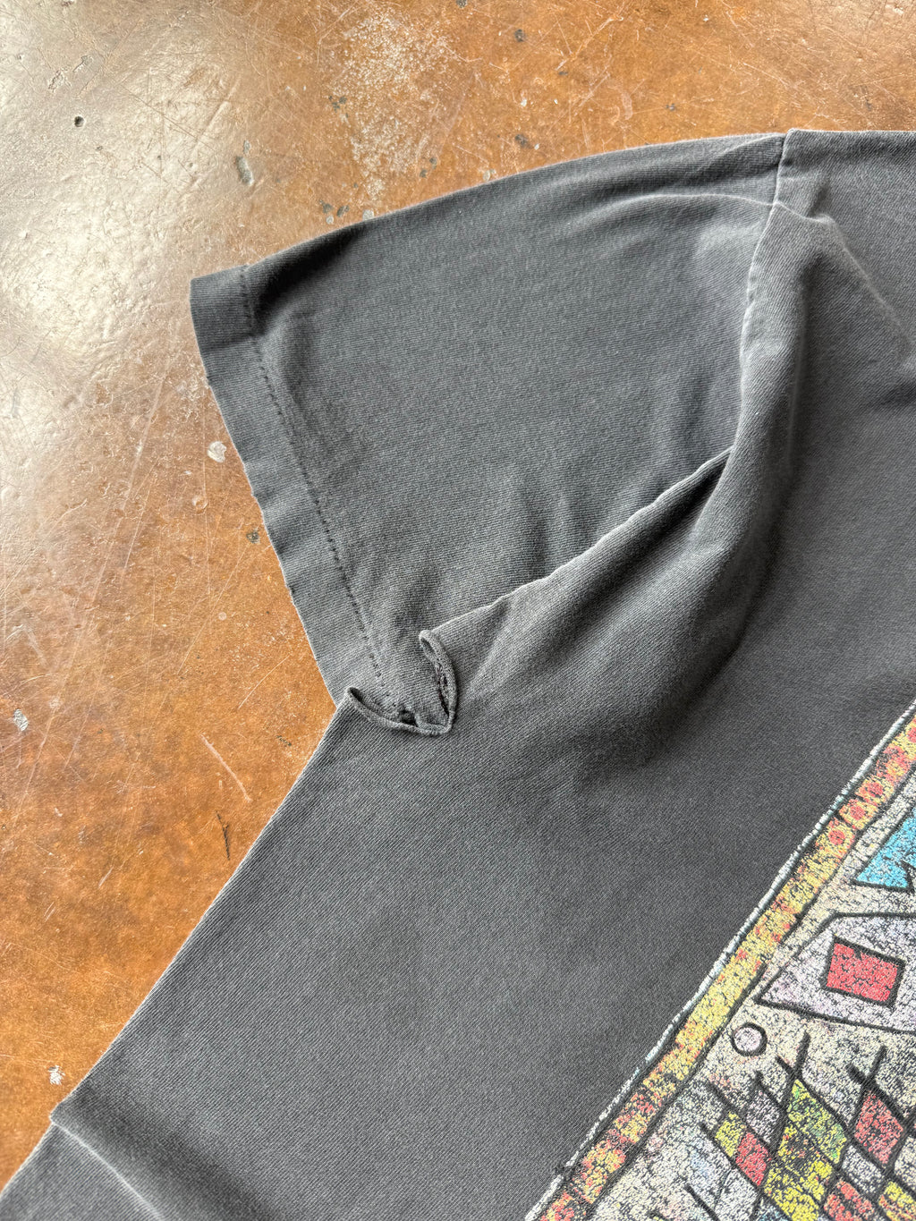 90s lightly distressed KLRN art shirt (XL)