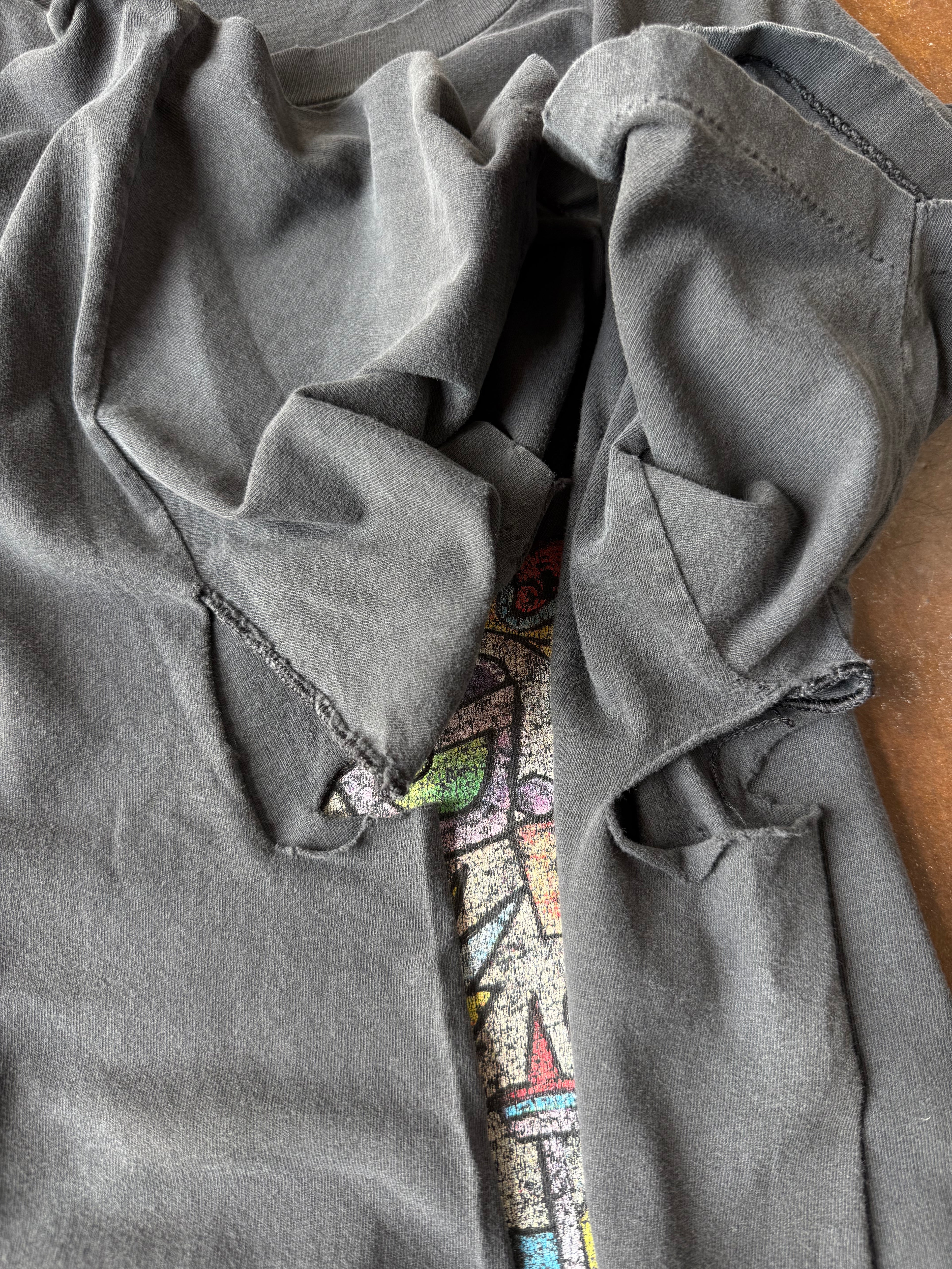 90s lightly distressed KLRN art shirt (XL)