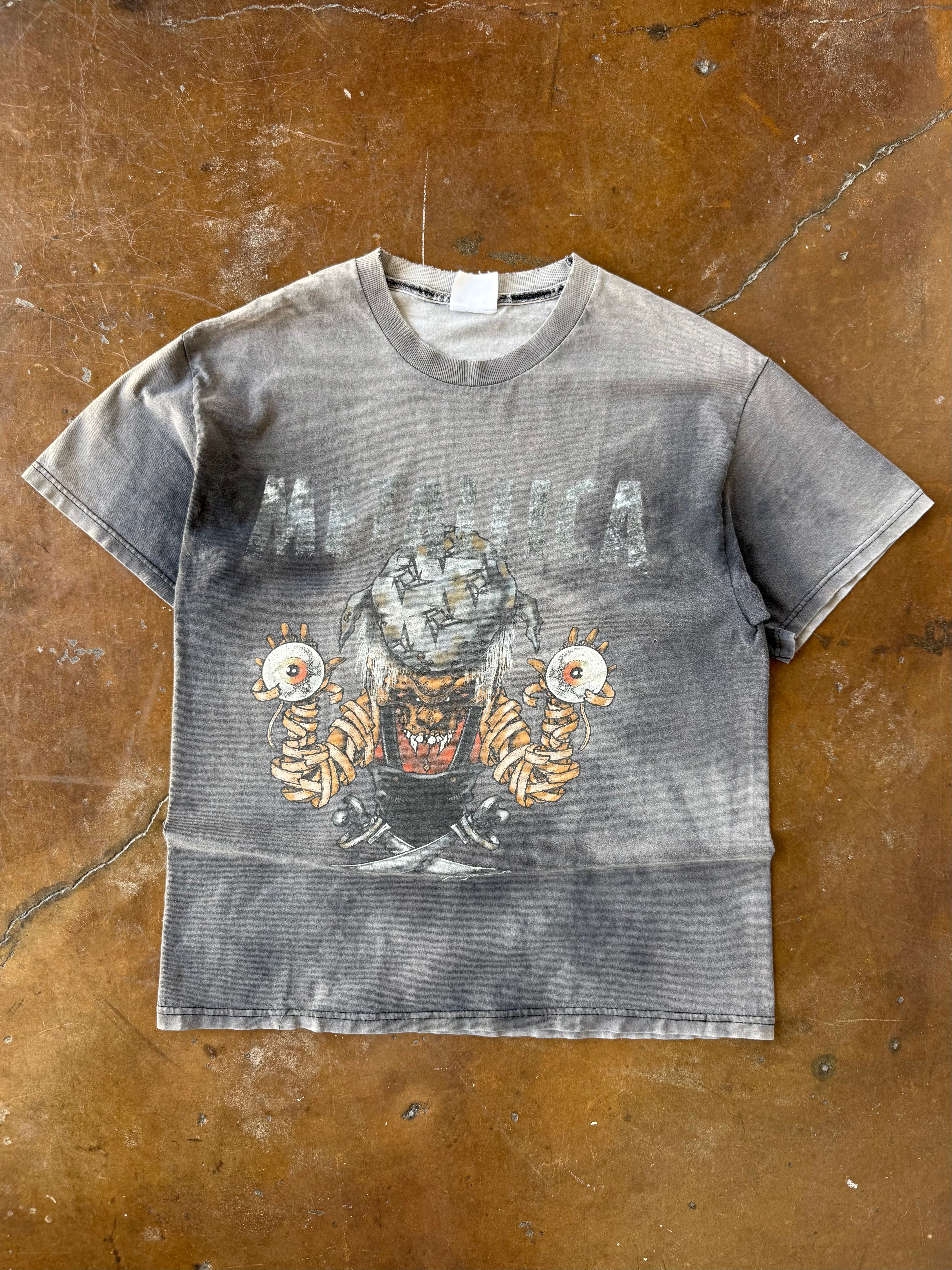 2000s faded Metallica Pushead band shirt (MEDIUM)