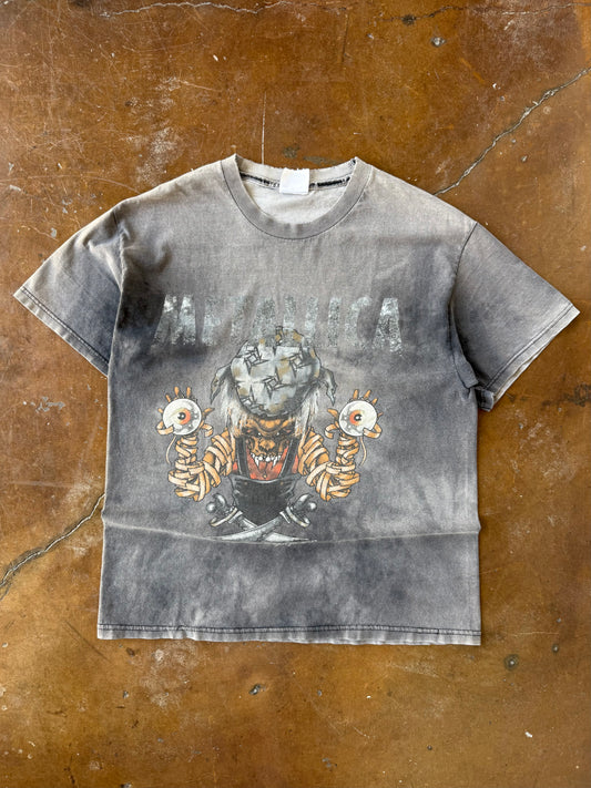2000s faded Metallica Pushead band shirt (MEDIUM)