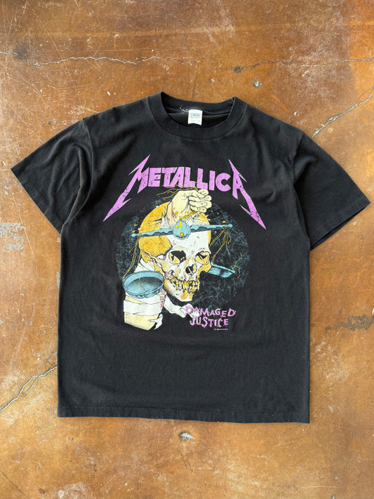 1988 Metallica "damaged justice" summer tour shirt (XL)