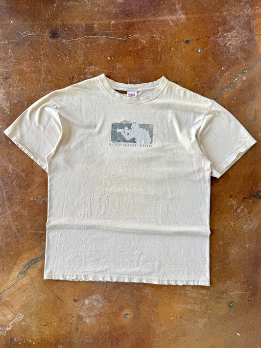 2000s distressed Major League Infidel shirt (LARGE)