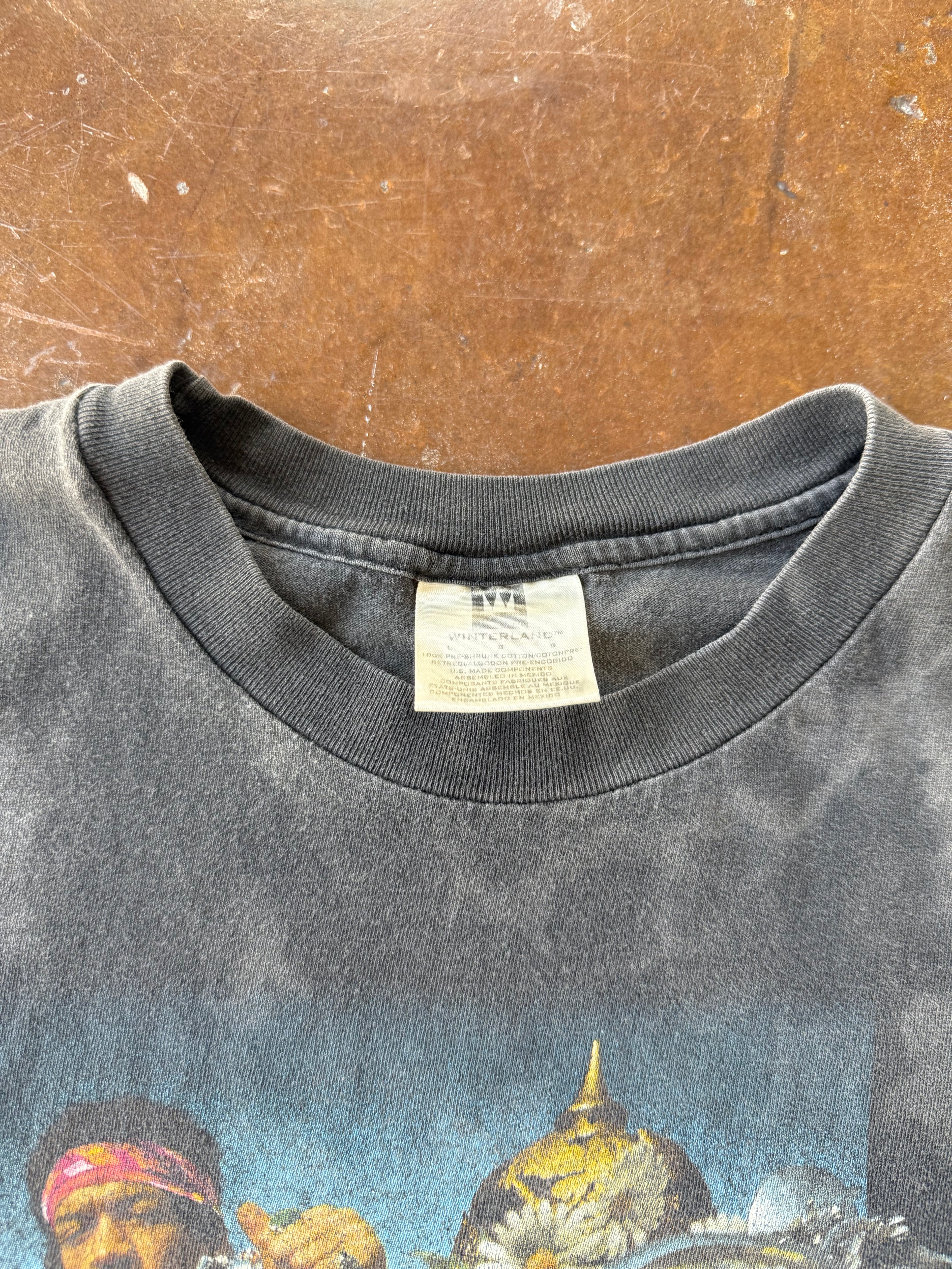90s faded Jimi Hendrix "south saturn delta" shirt (LARGE)
