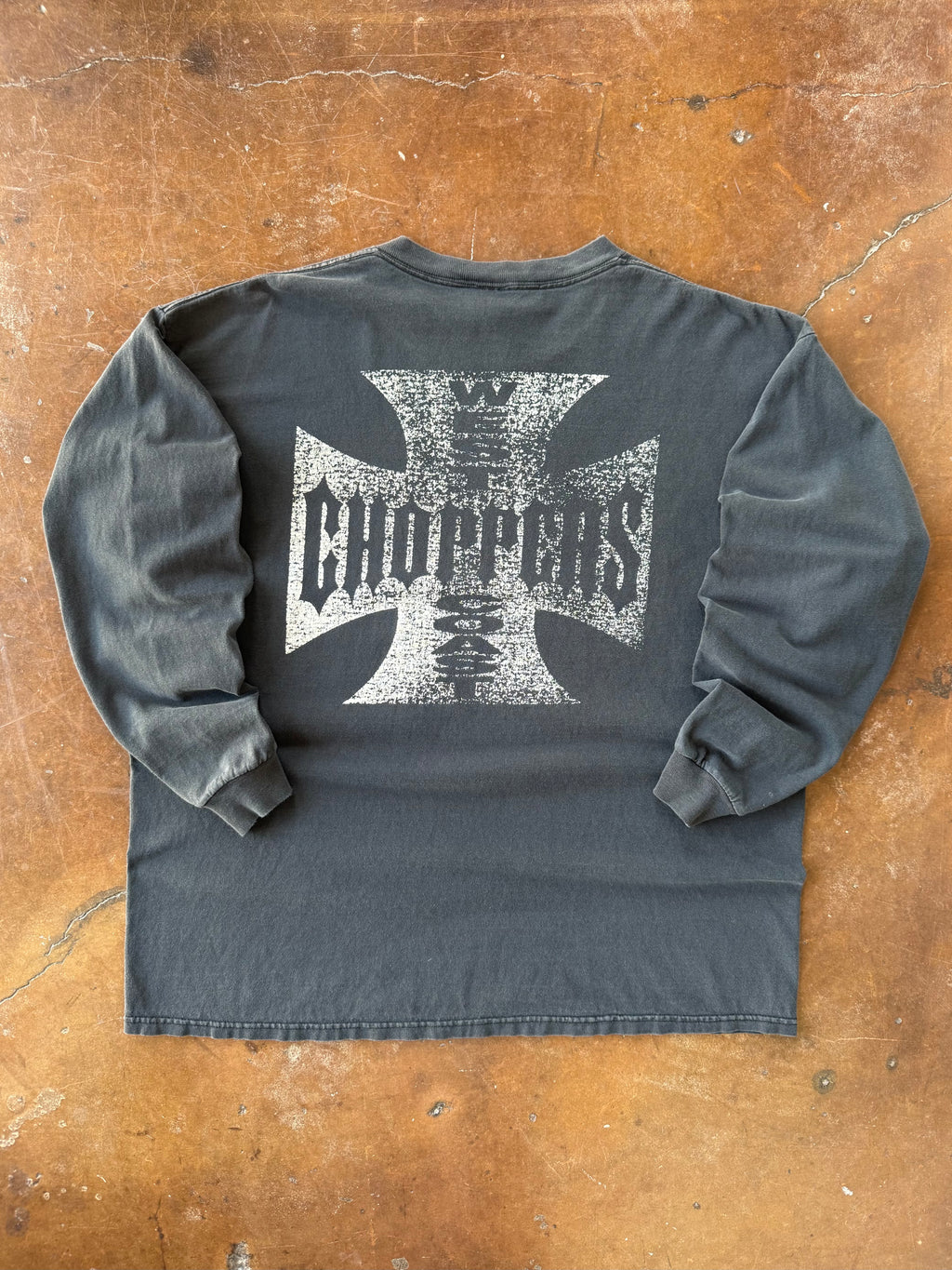 2000s West Coast Choppers "classic logo" longsleeve shirt (XXL)