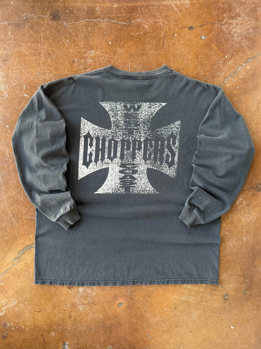 2000s West Coast Choppers "classic logo" longsleeve shirt (XXL)