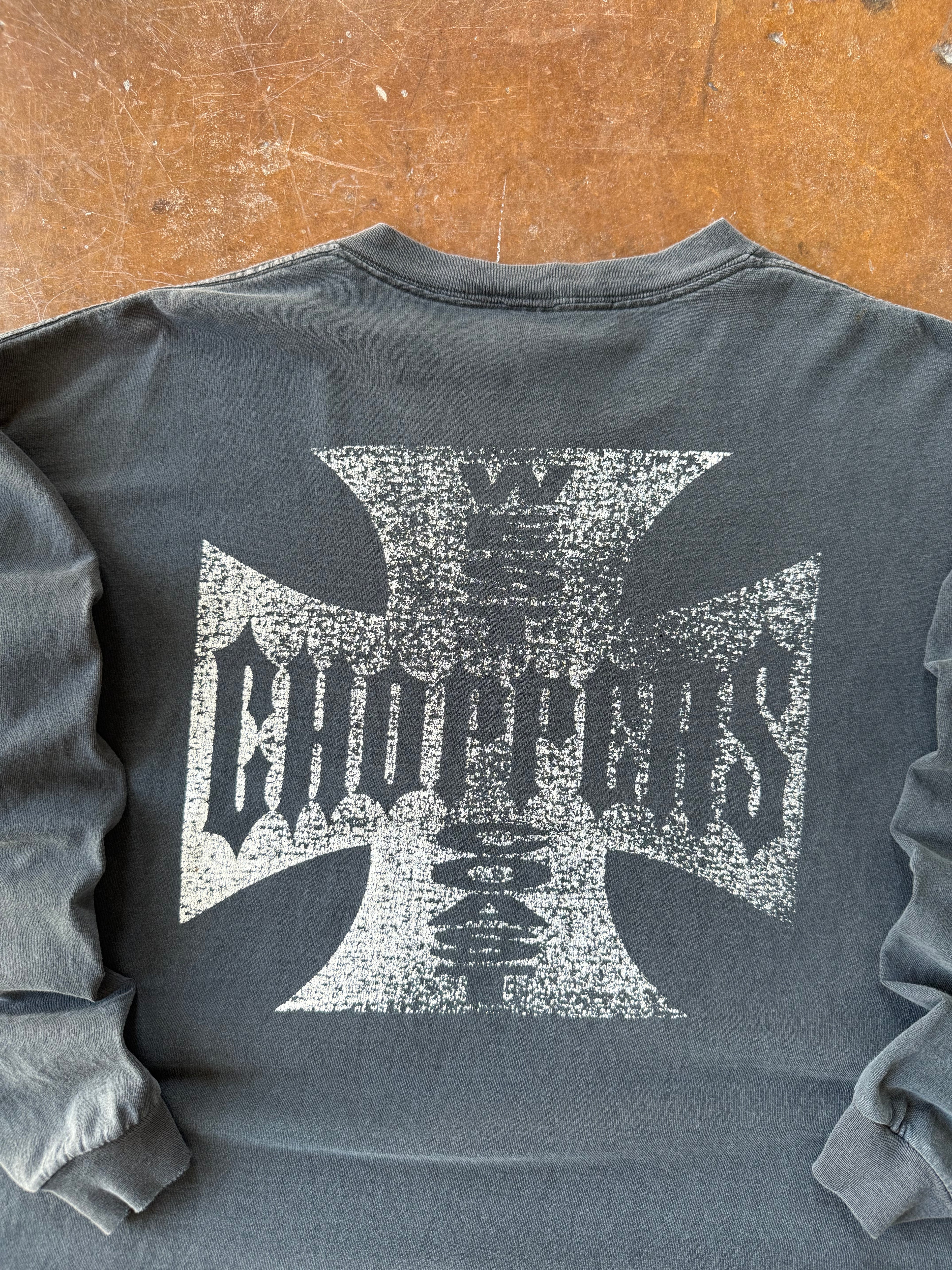 2000s West Coast Choppers "classic logo" longsleeve shirt (XXL)