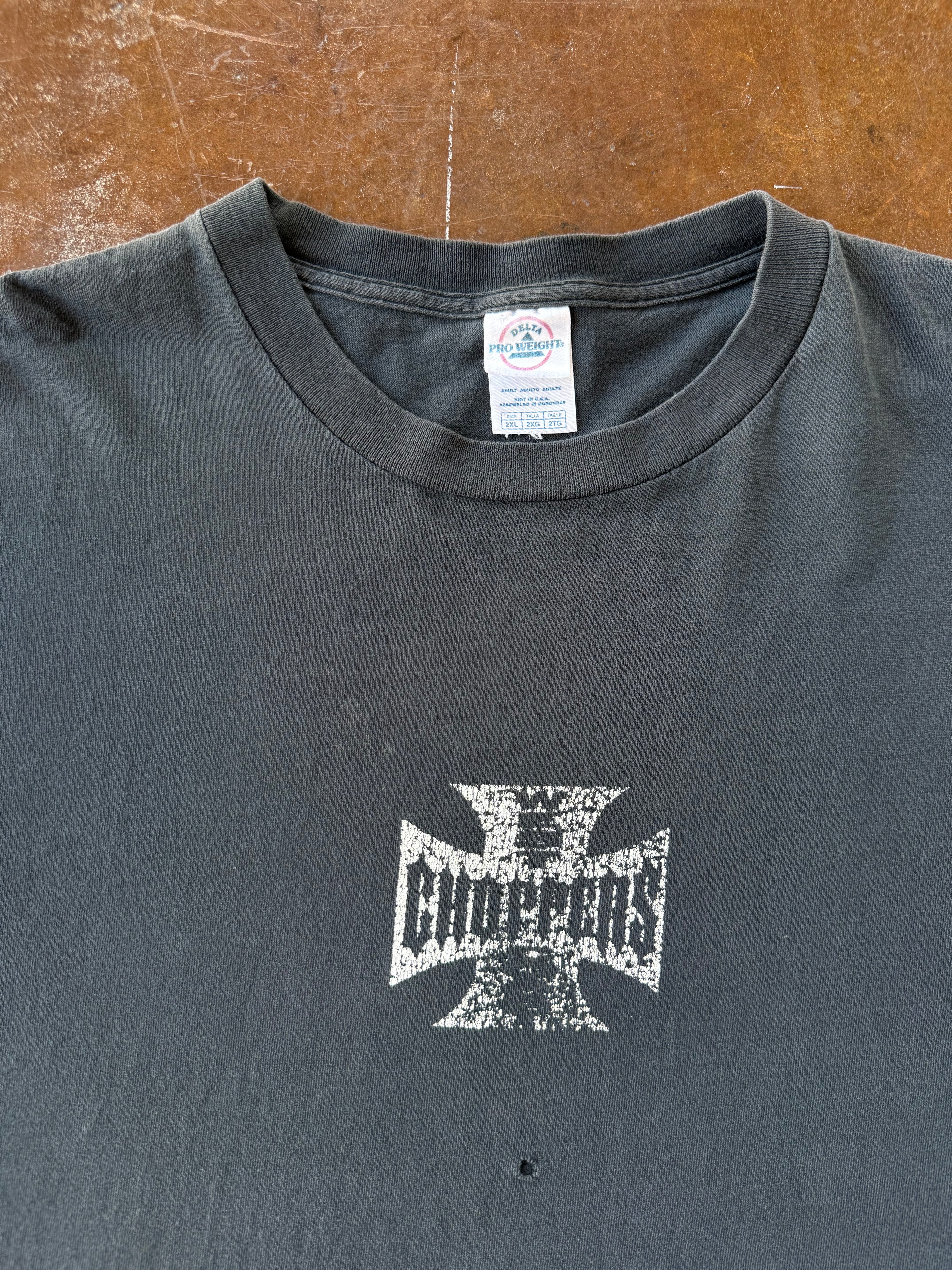 2000s West Coast Choppers "classic logo" longsleeve shirt (XXL)