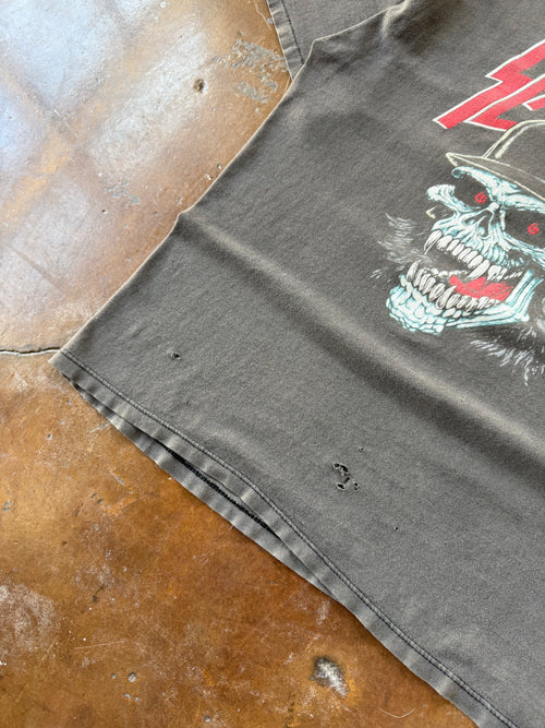 1989 faded & distressed Slayer "slaytanic wehrmacht" band shirt (XL)