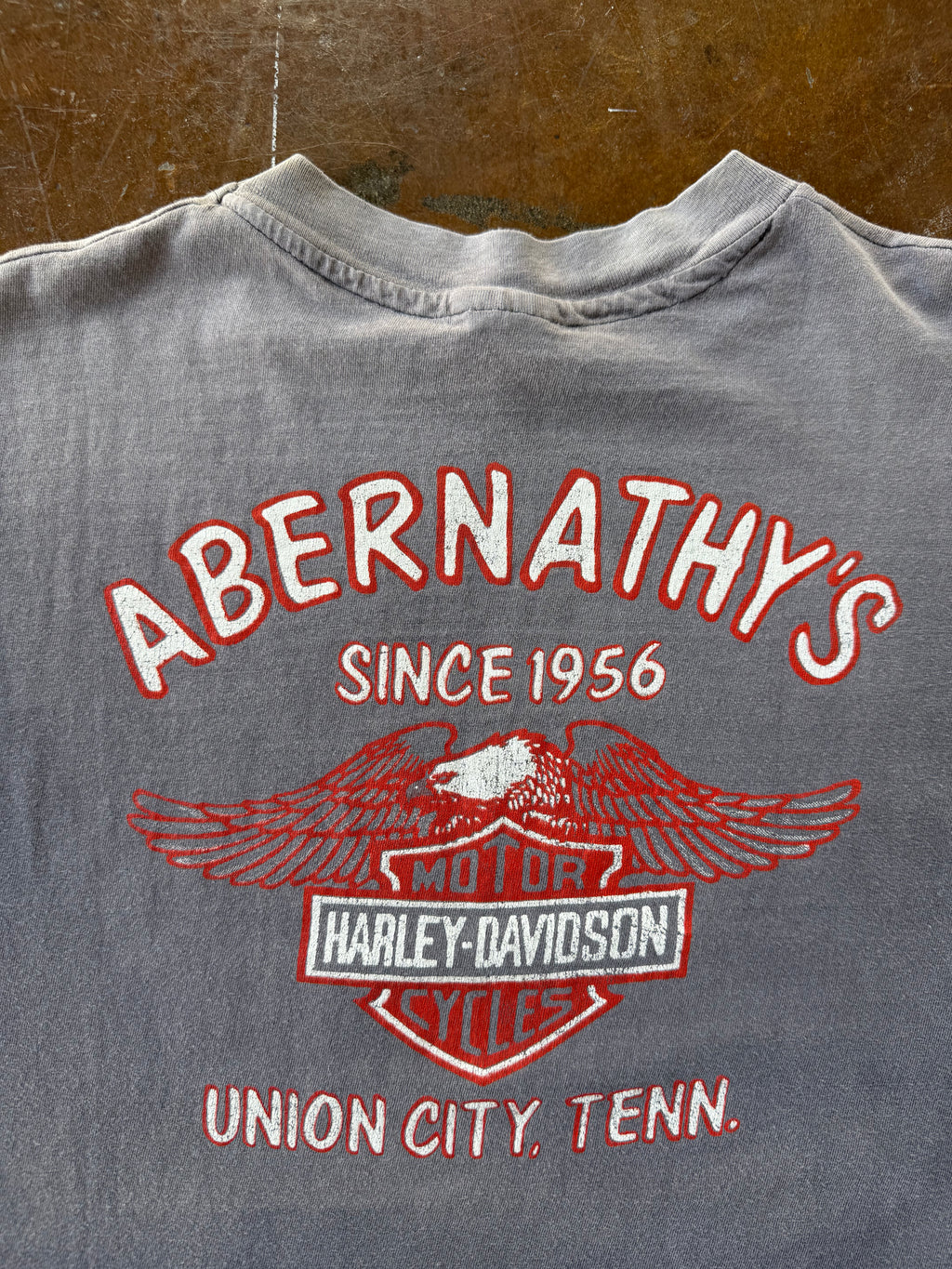 80s faded Harley Davidson "our way of life" biker shirt (XL)