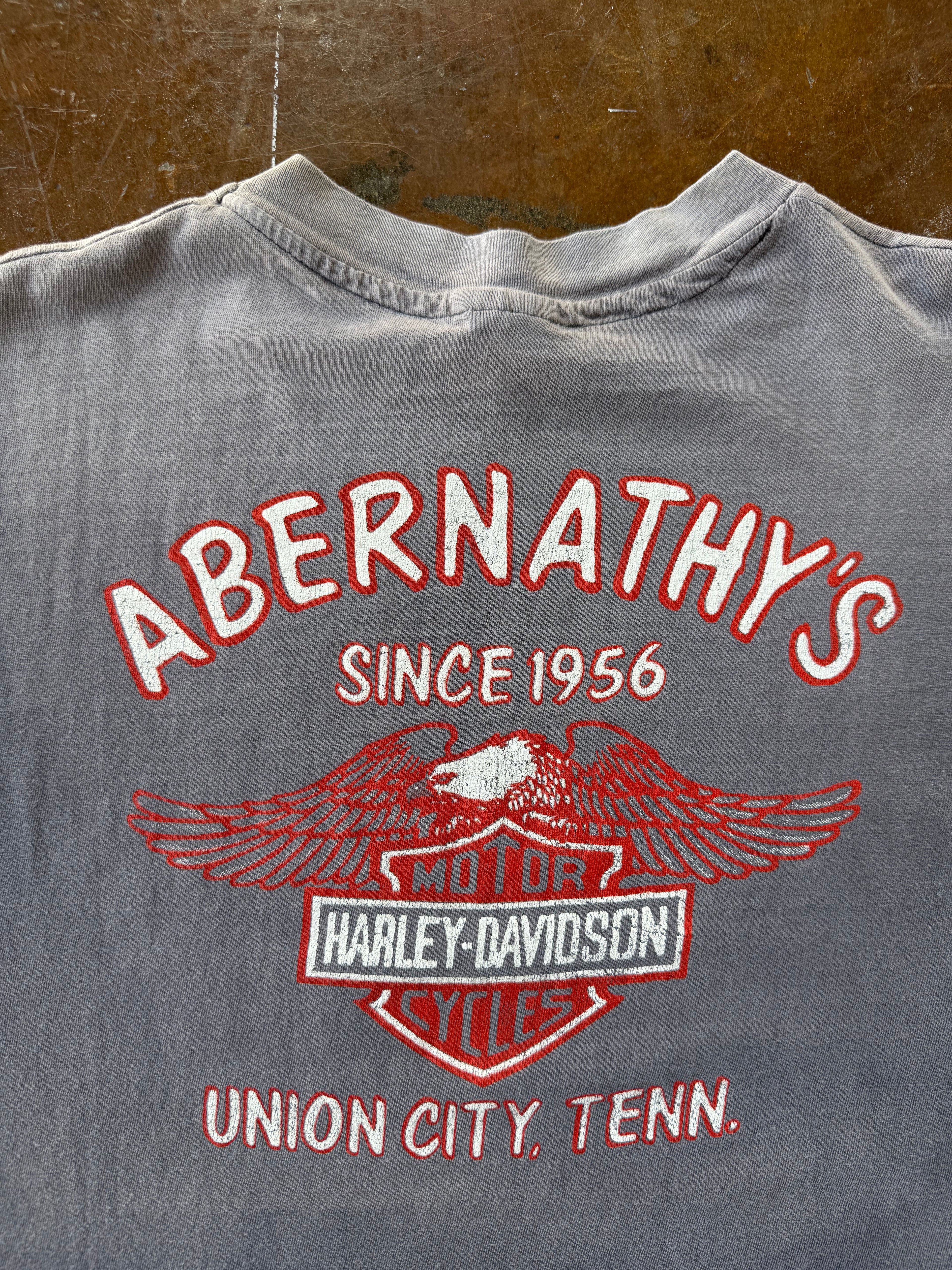 80s faded Harley Davidson "our way of life" biker shirt (XL)