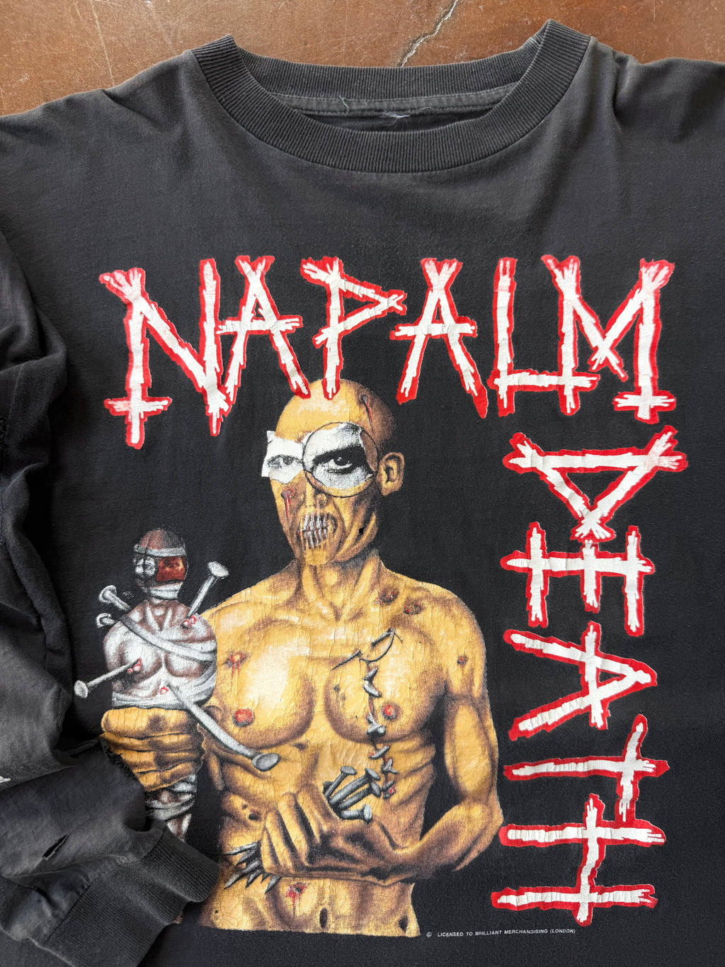 90s Napalm Death "utopia banished" euro longsleeve shirt (XL)
