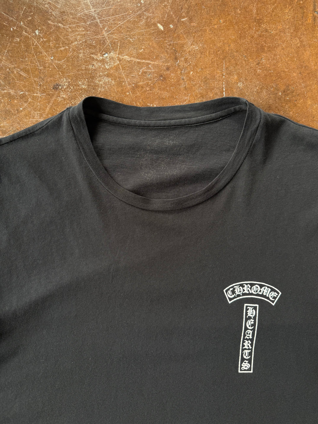 2000s Chrome Hearts "T-Bar" logo shirt (SMALL)